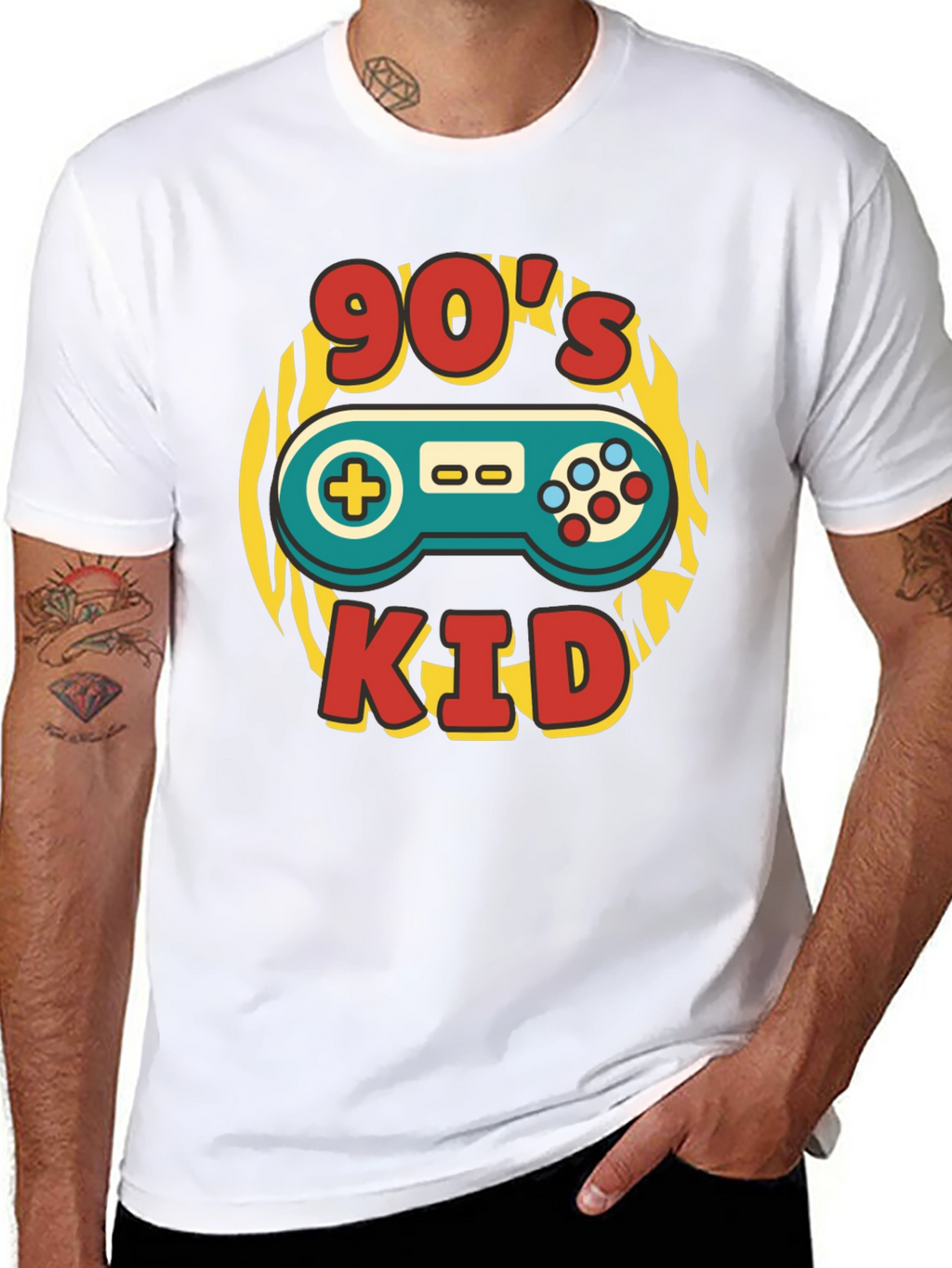90s Kid Graphic Tee - Retro Gaming T-Shirt