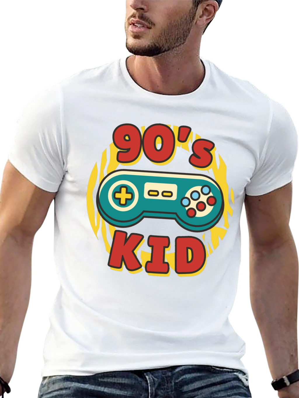 90s Kid Graphic Tee - Retro Gaming T-Shirt