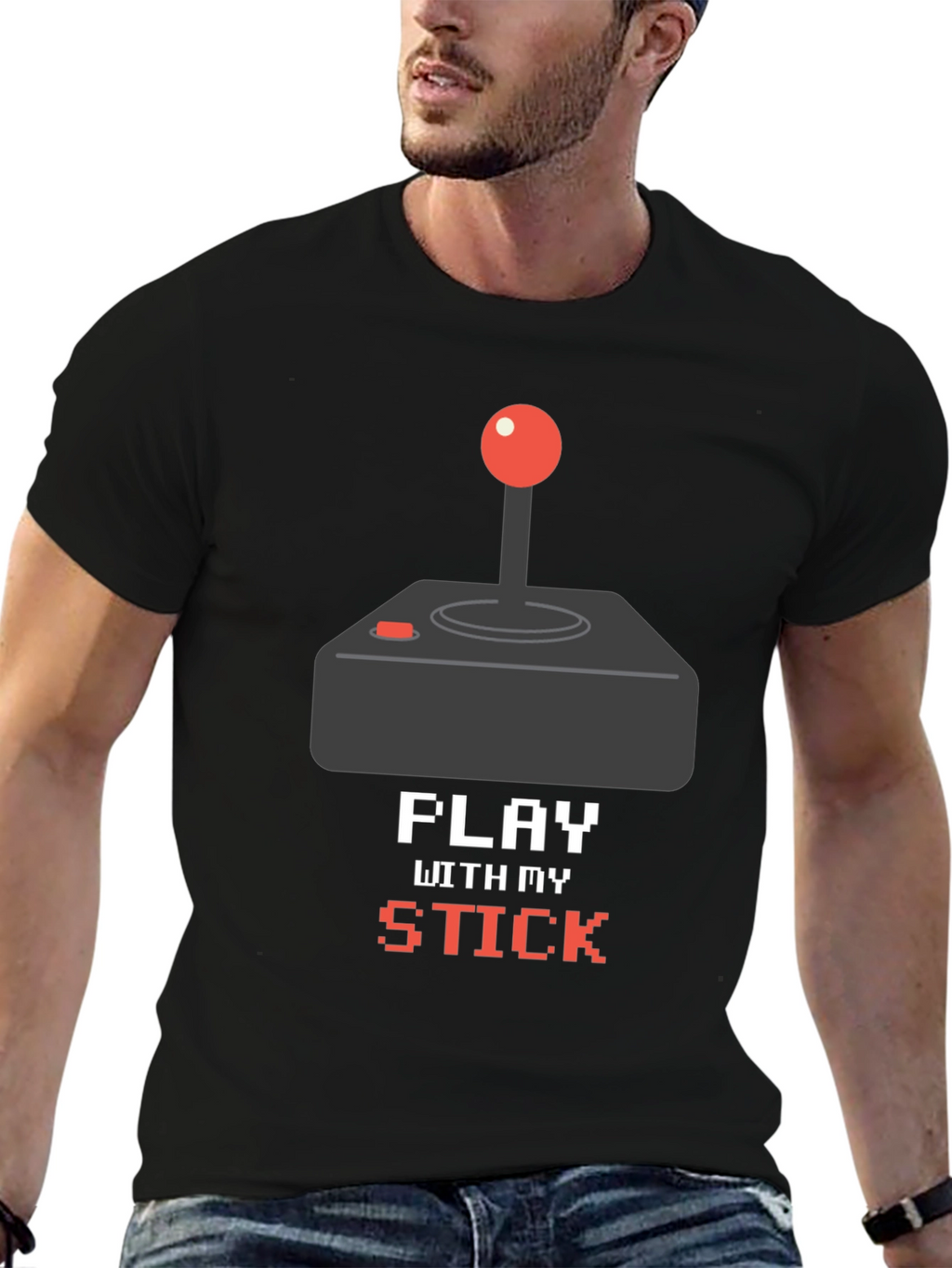 Play With My Stick Gamer T-Shirt