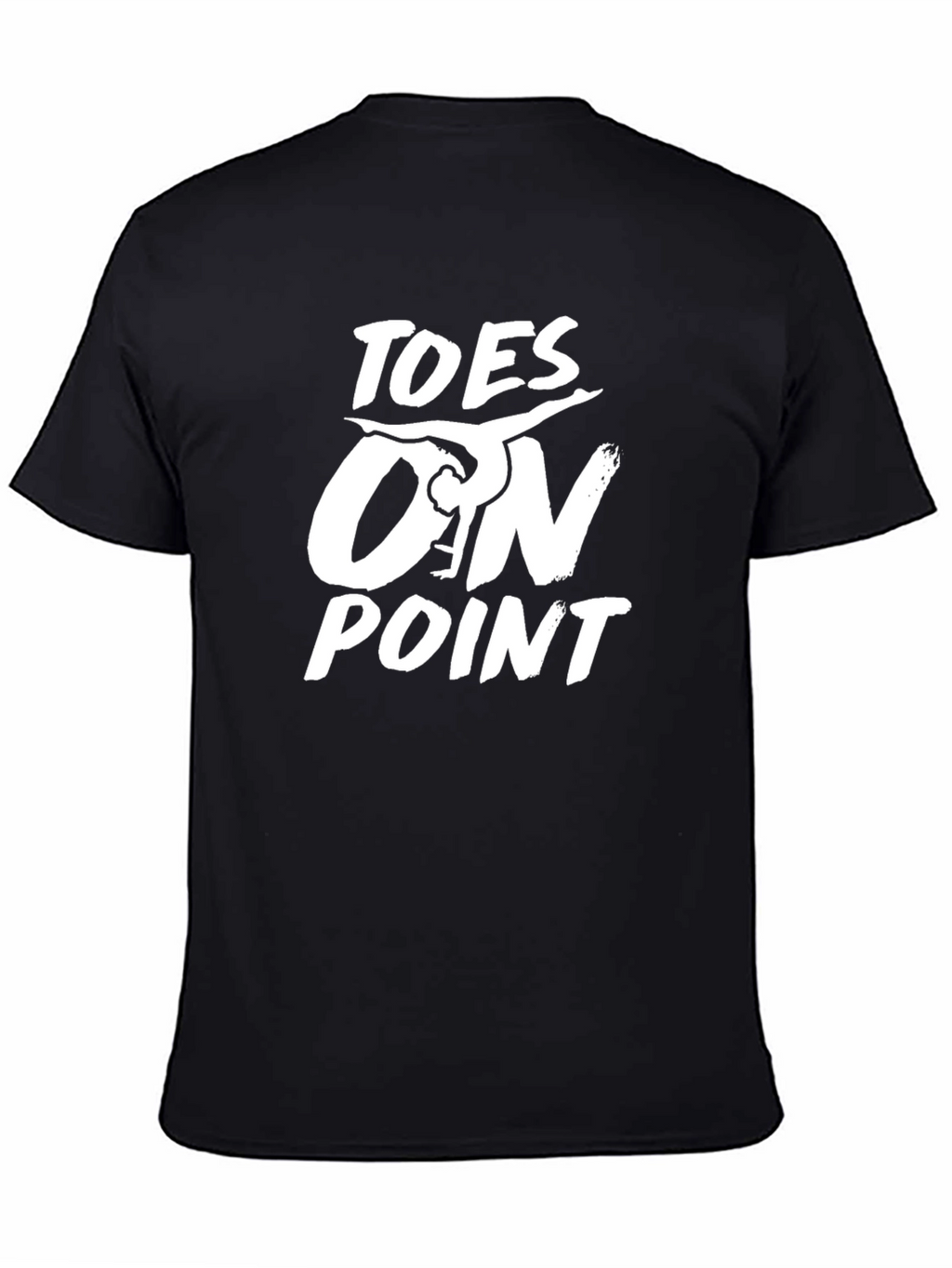 Toes On Point Graphic T-Shirt - Black