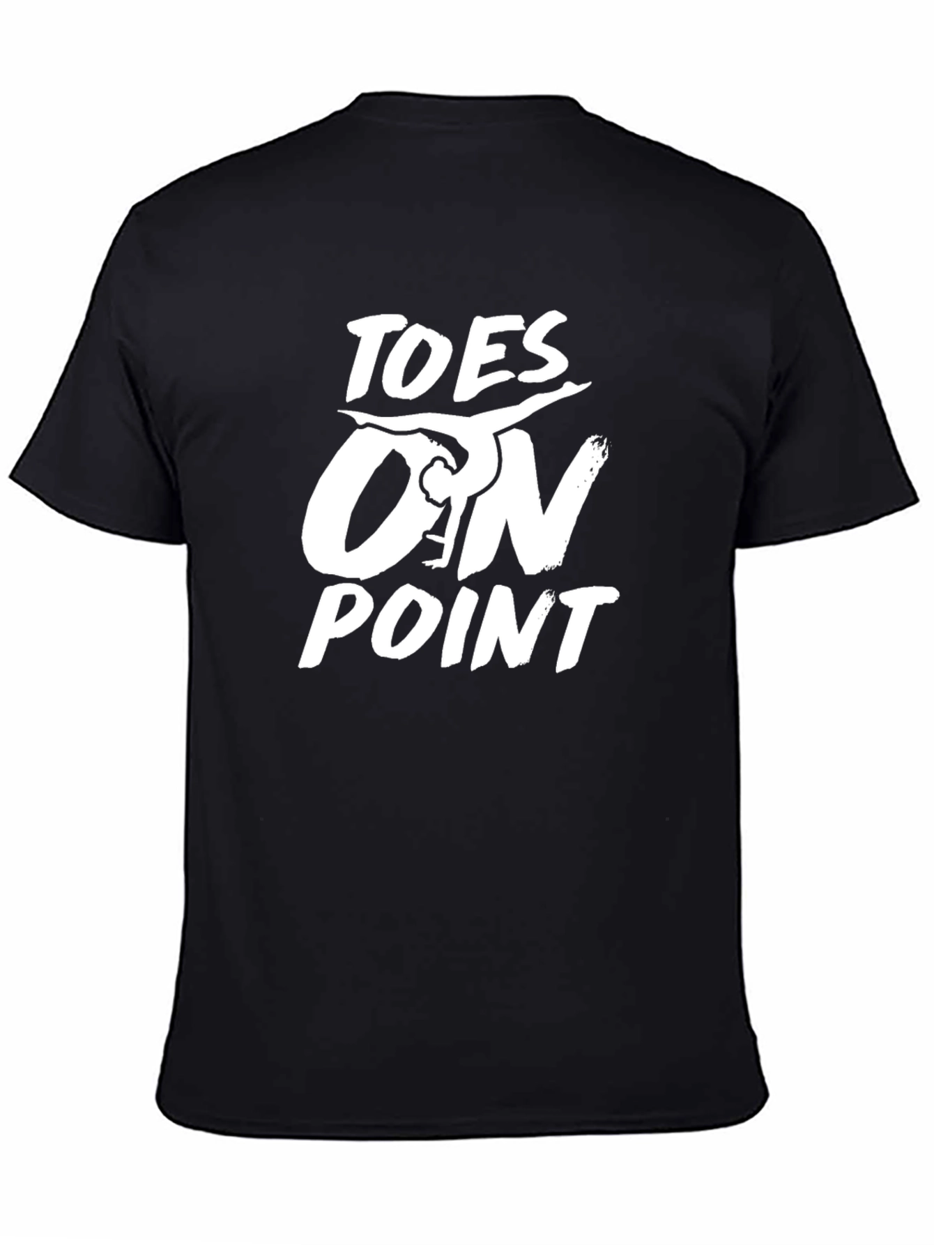 Toes On Point Graphic T-Shirt - Black