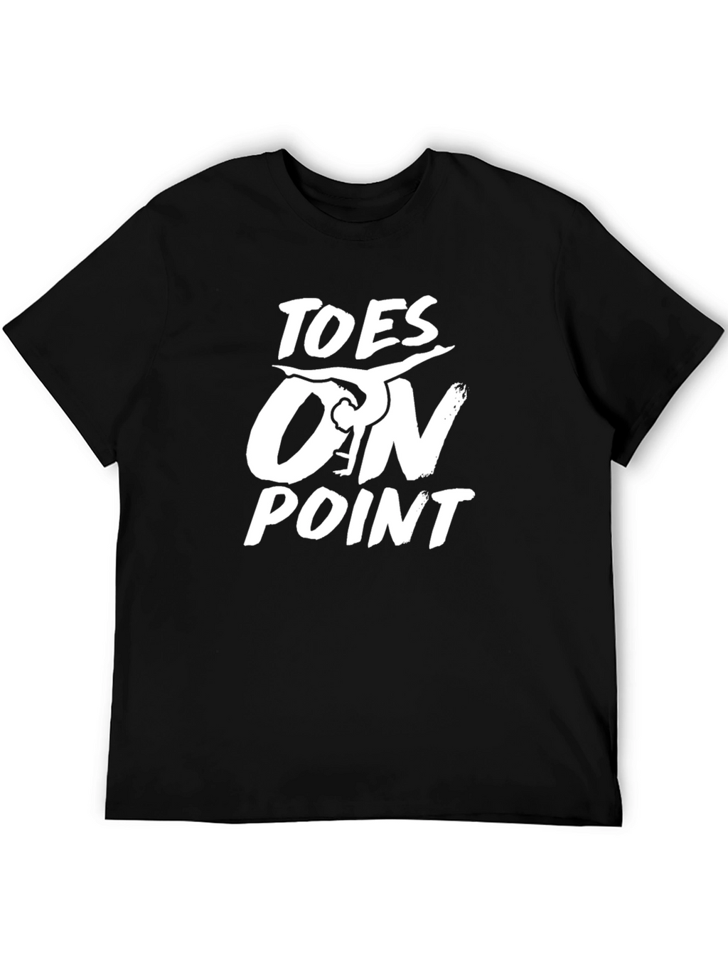 Toes On Point Graphic T-Shirt - Black
