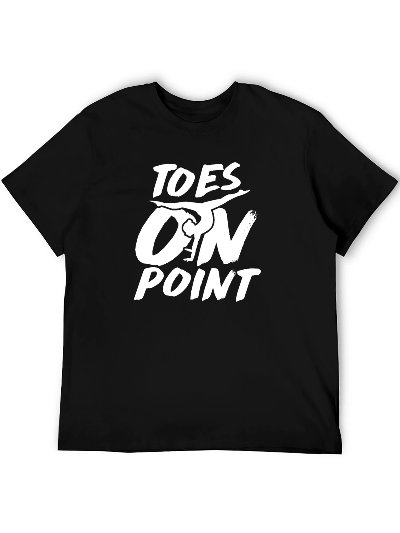 Toes On Point Graphic T-Shirt - Black