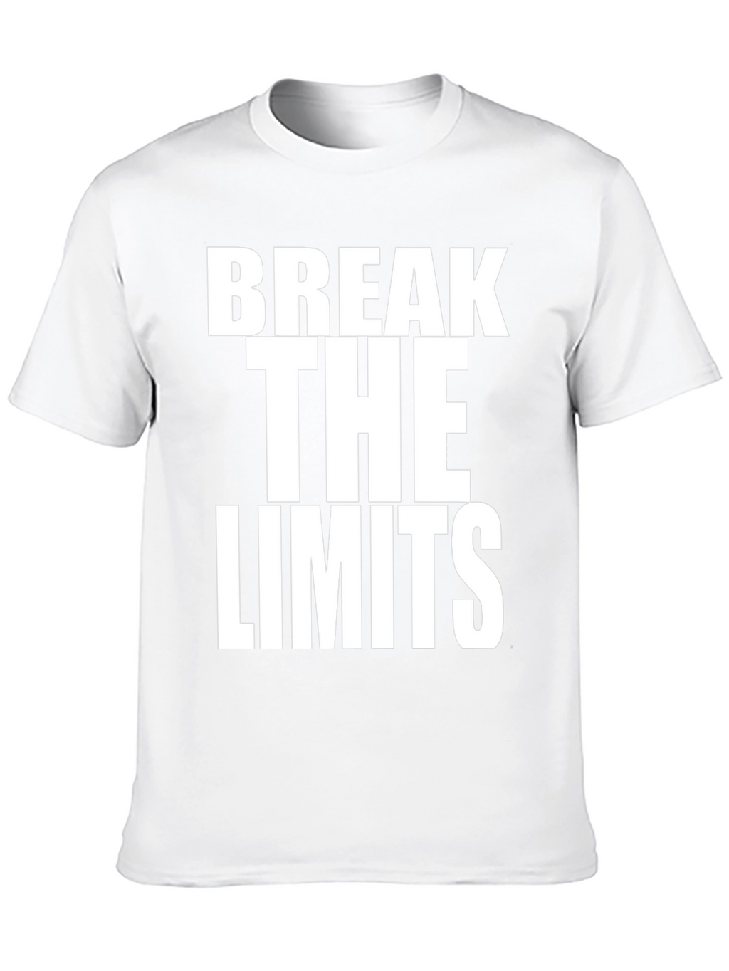 Break The Limits Black Graphic Tee Shirt