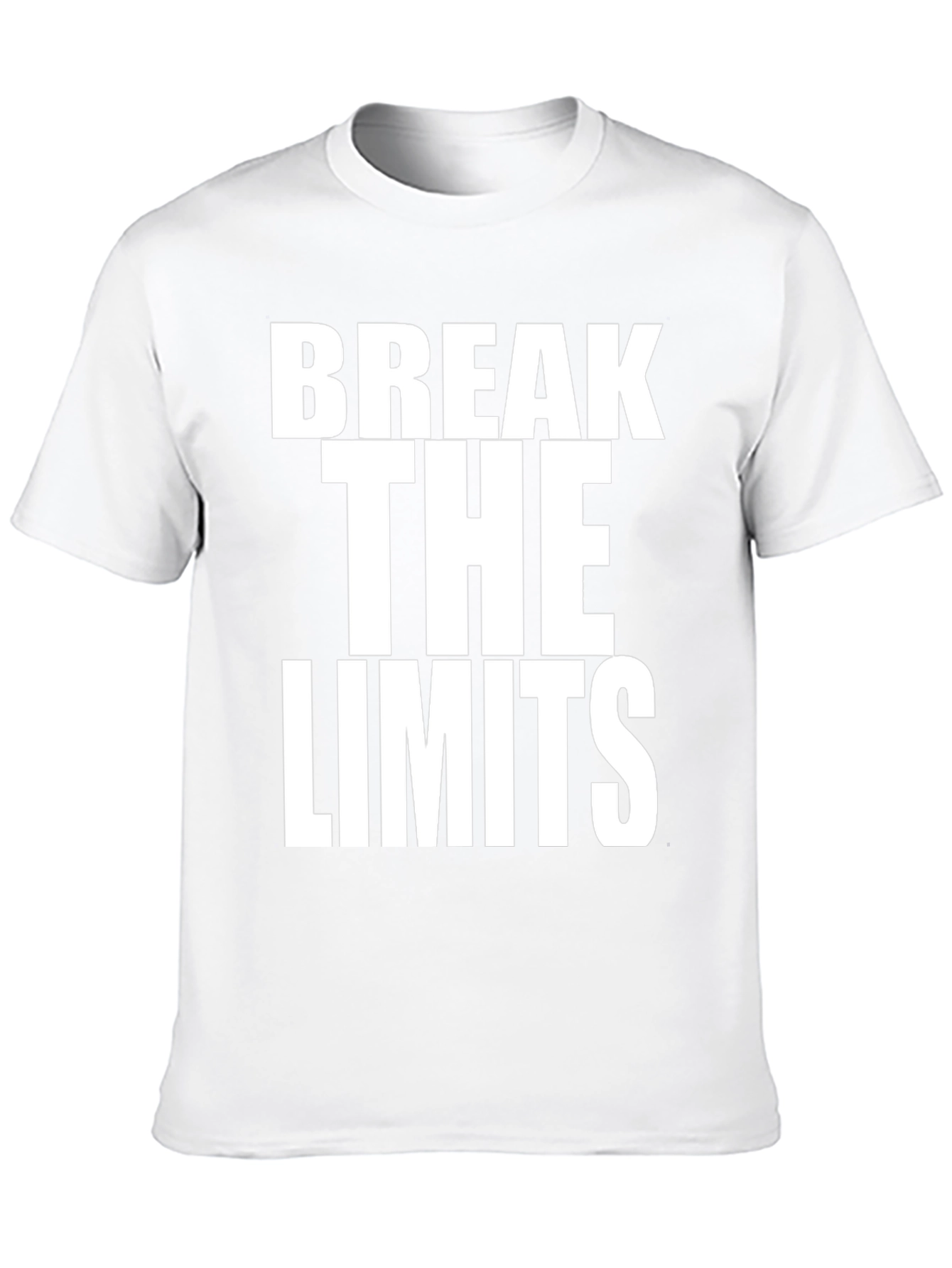 Break The Limits Black Graphic Tee Shirt