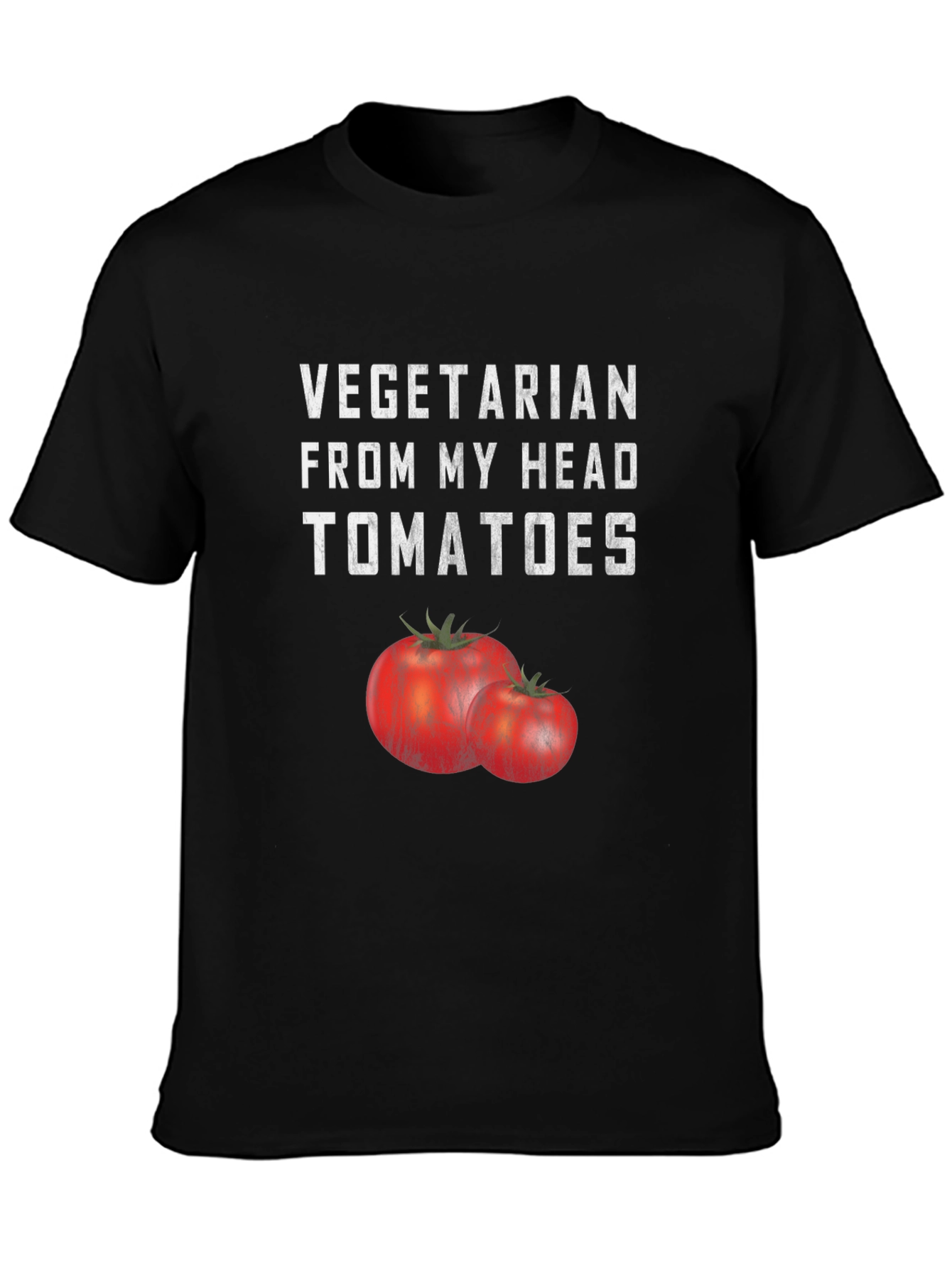 Vegetarian Tomato Graphic T-Shirt