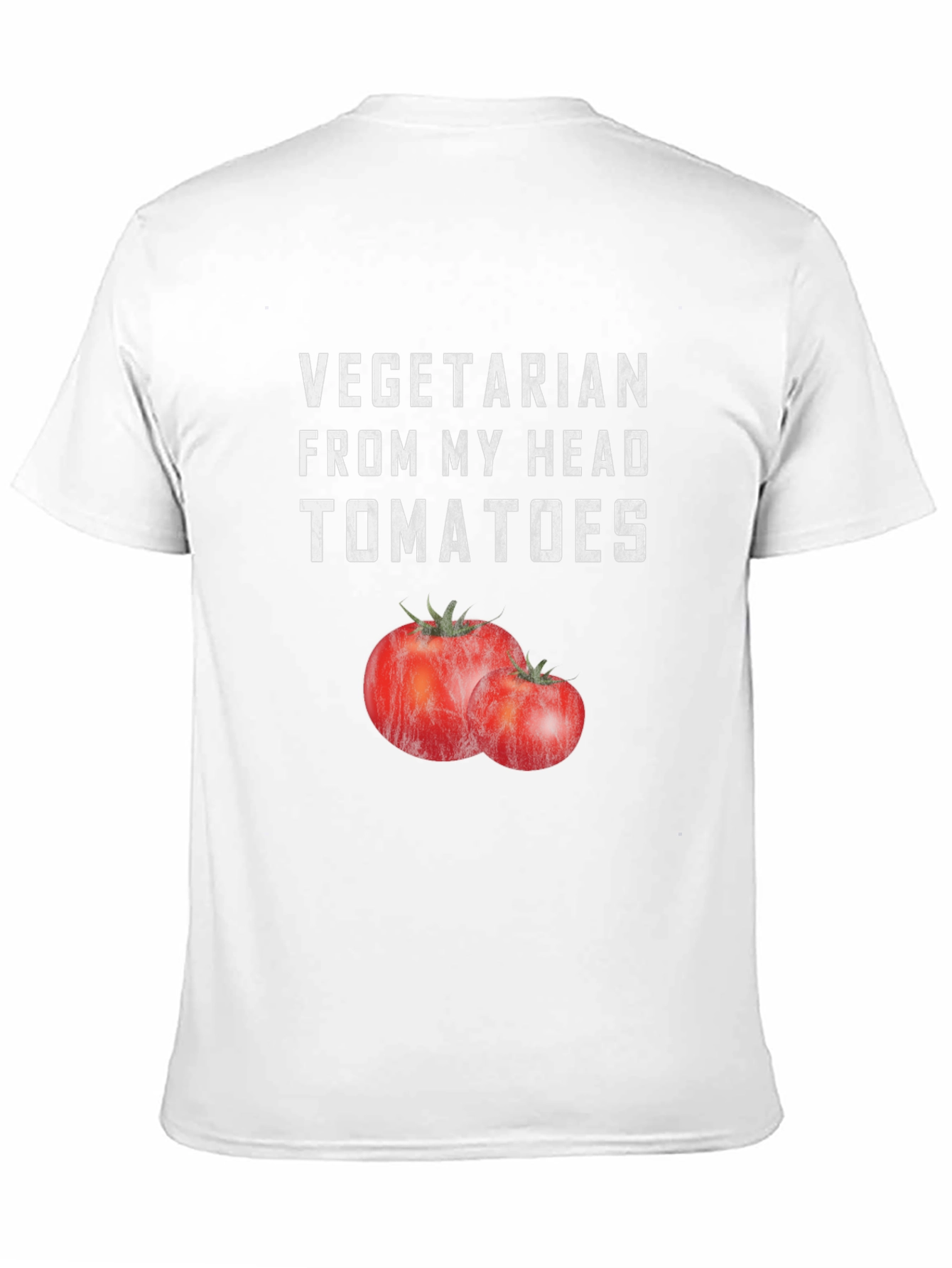 Vegetarian Tomato Graphic T-Shirt
