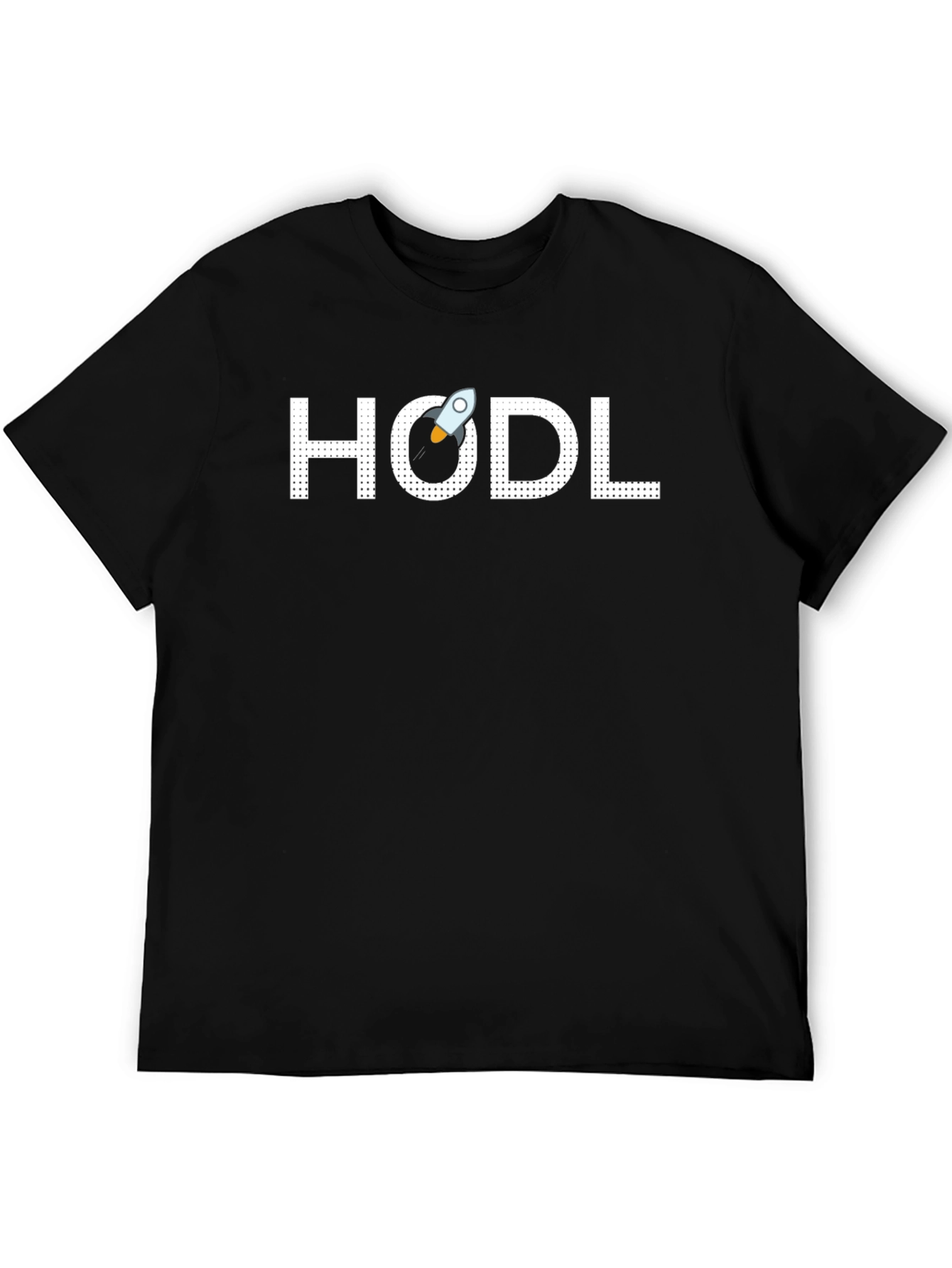 HODL Rocket Crypto T-Shirt - Black