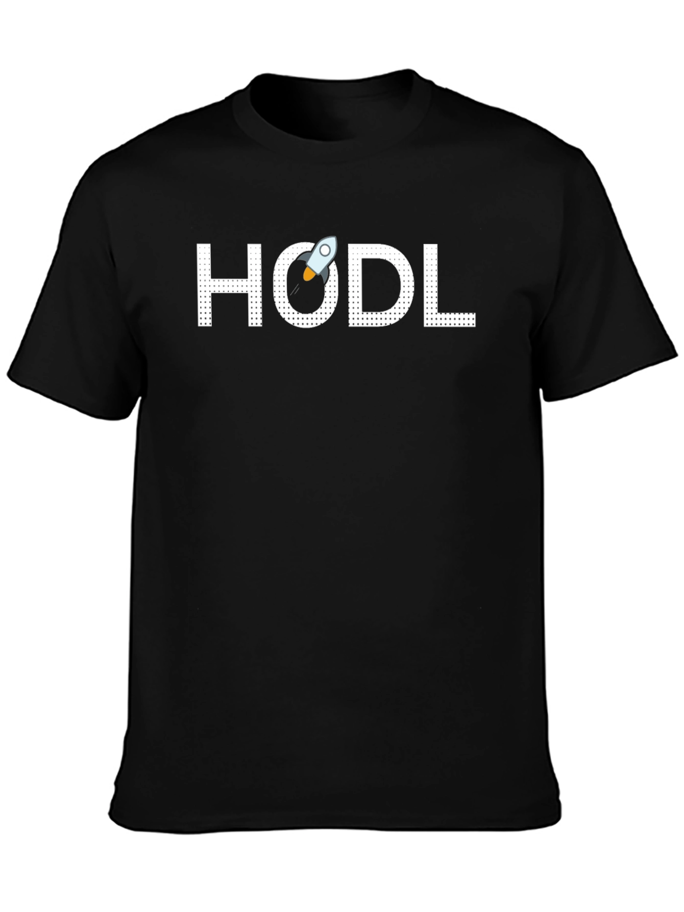 HODL Rocket Crypto T-Shirt - Black