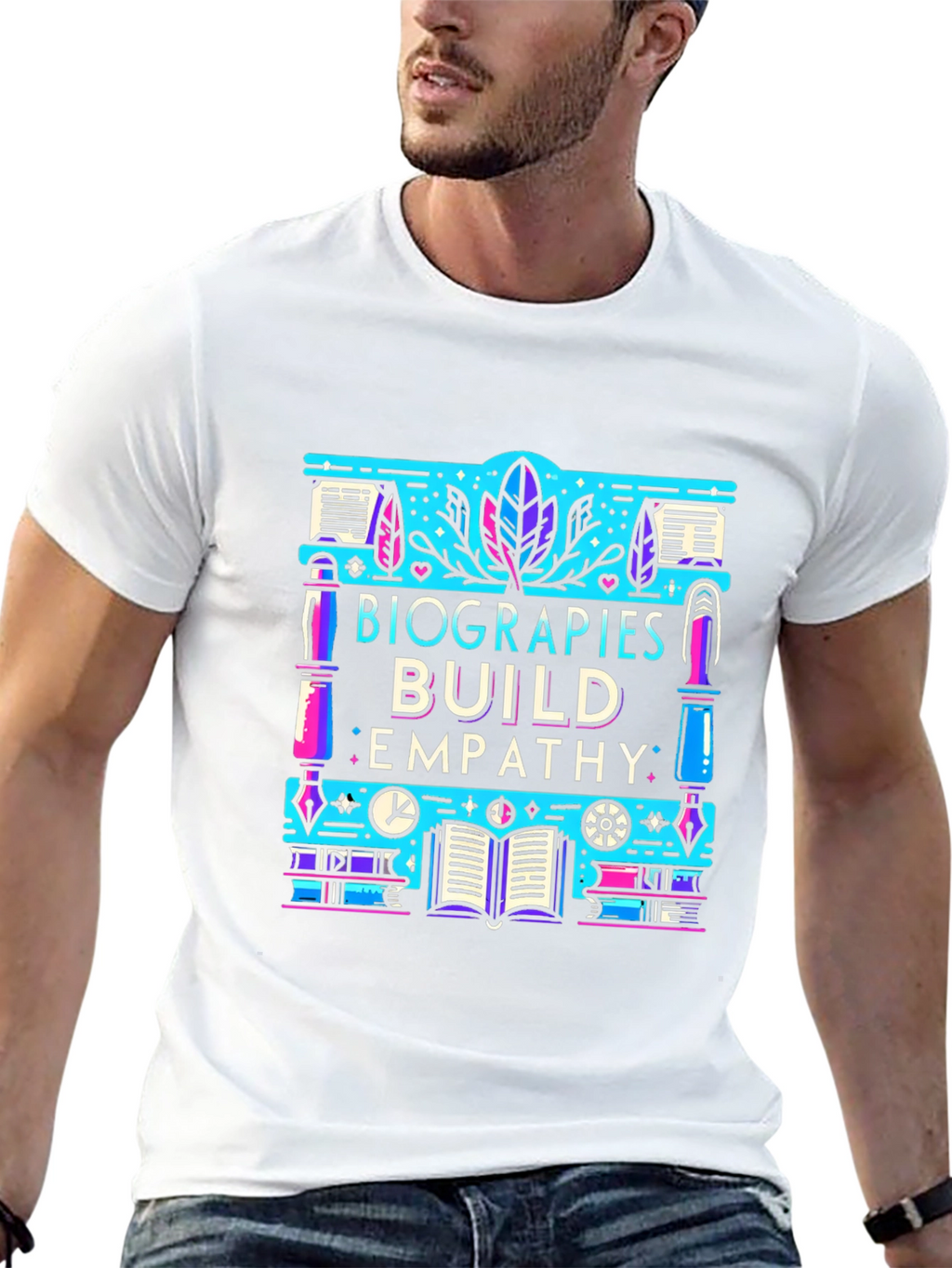 Biographies Build Empathy Graphic T-Shirt