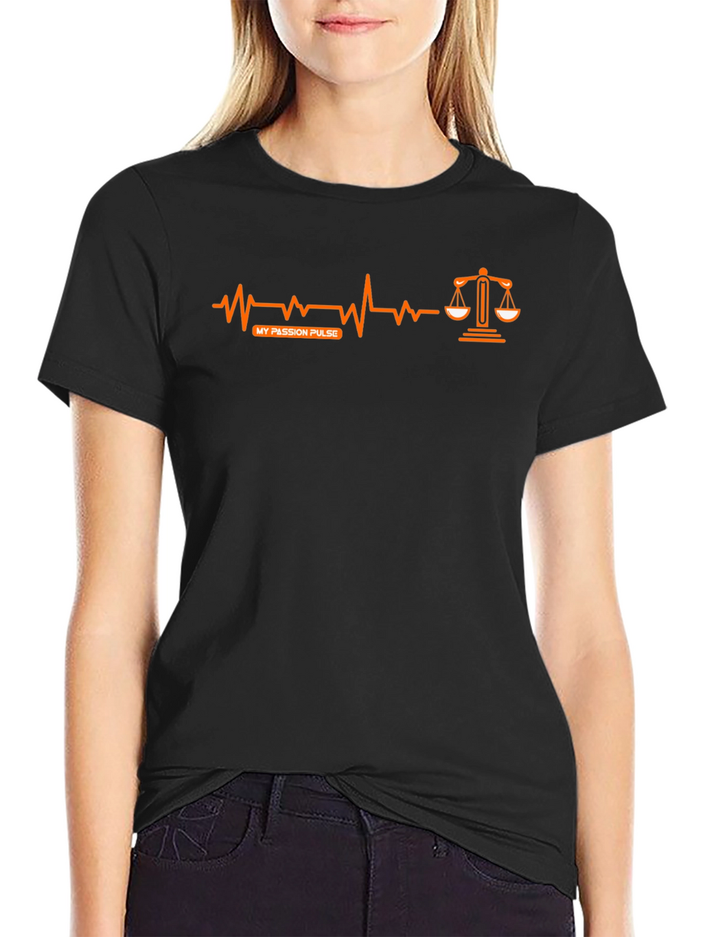 Lawyer Passion Pulse T-Shirt - Scales of Justice