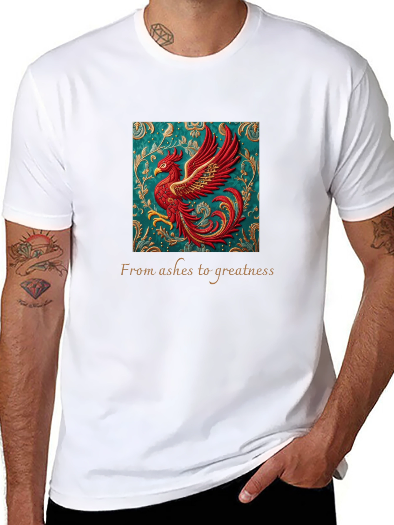 Phoenix Rising T-Shirt - From Ashes to Greatness