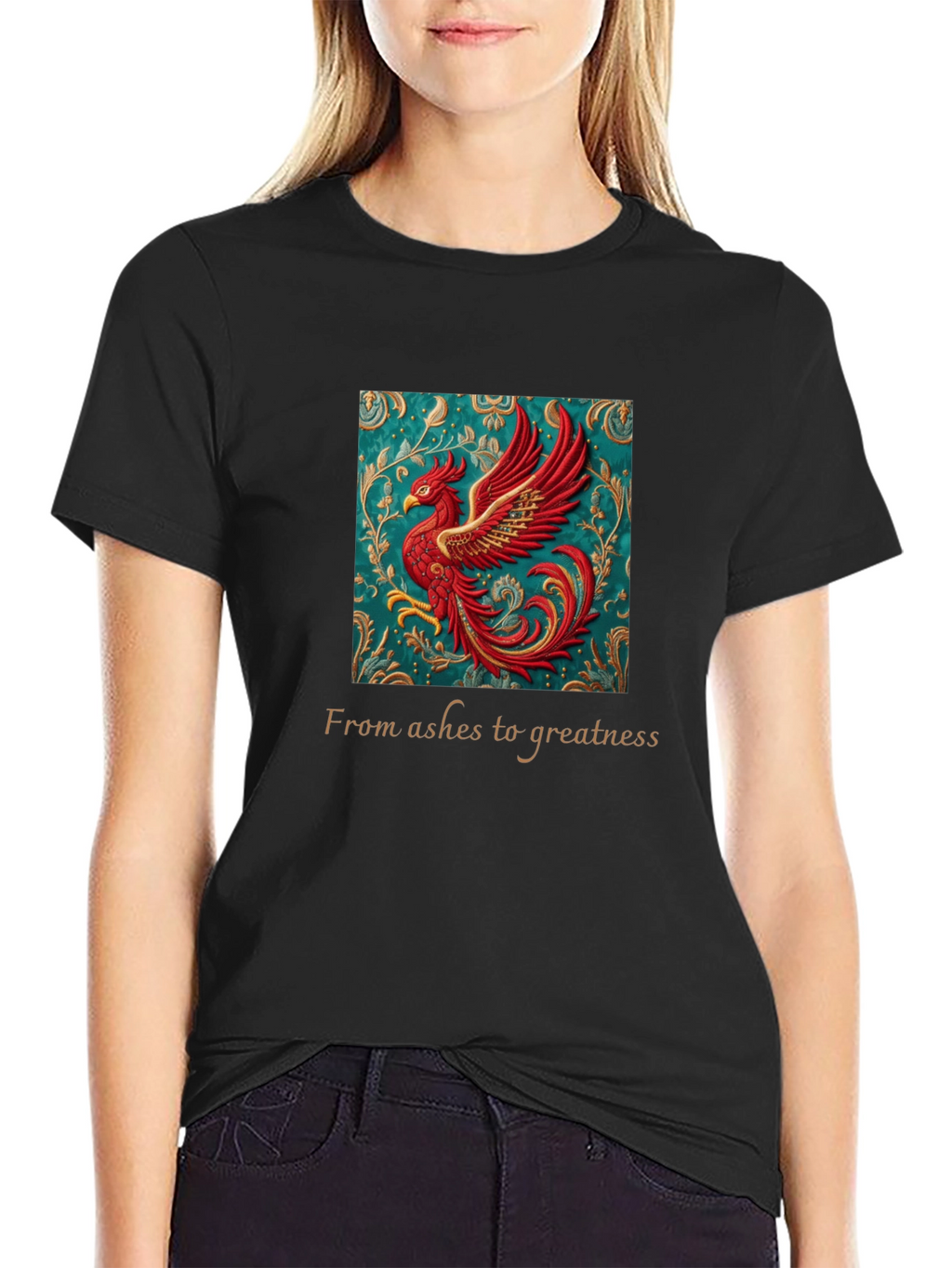 Phoenix Rising T-Shirt - From Ashes to Greatness