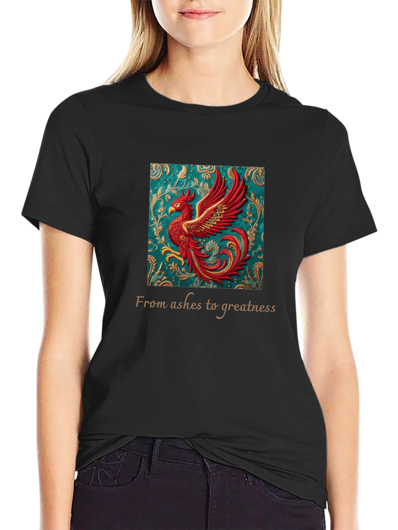 Phoenix Rising T-Shirt - From Ashes to Greatness