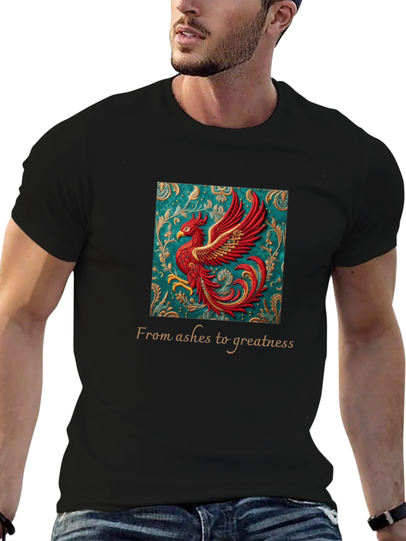 Phoenix Rising T-Shirt - From Ashes to Greatness