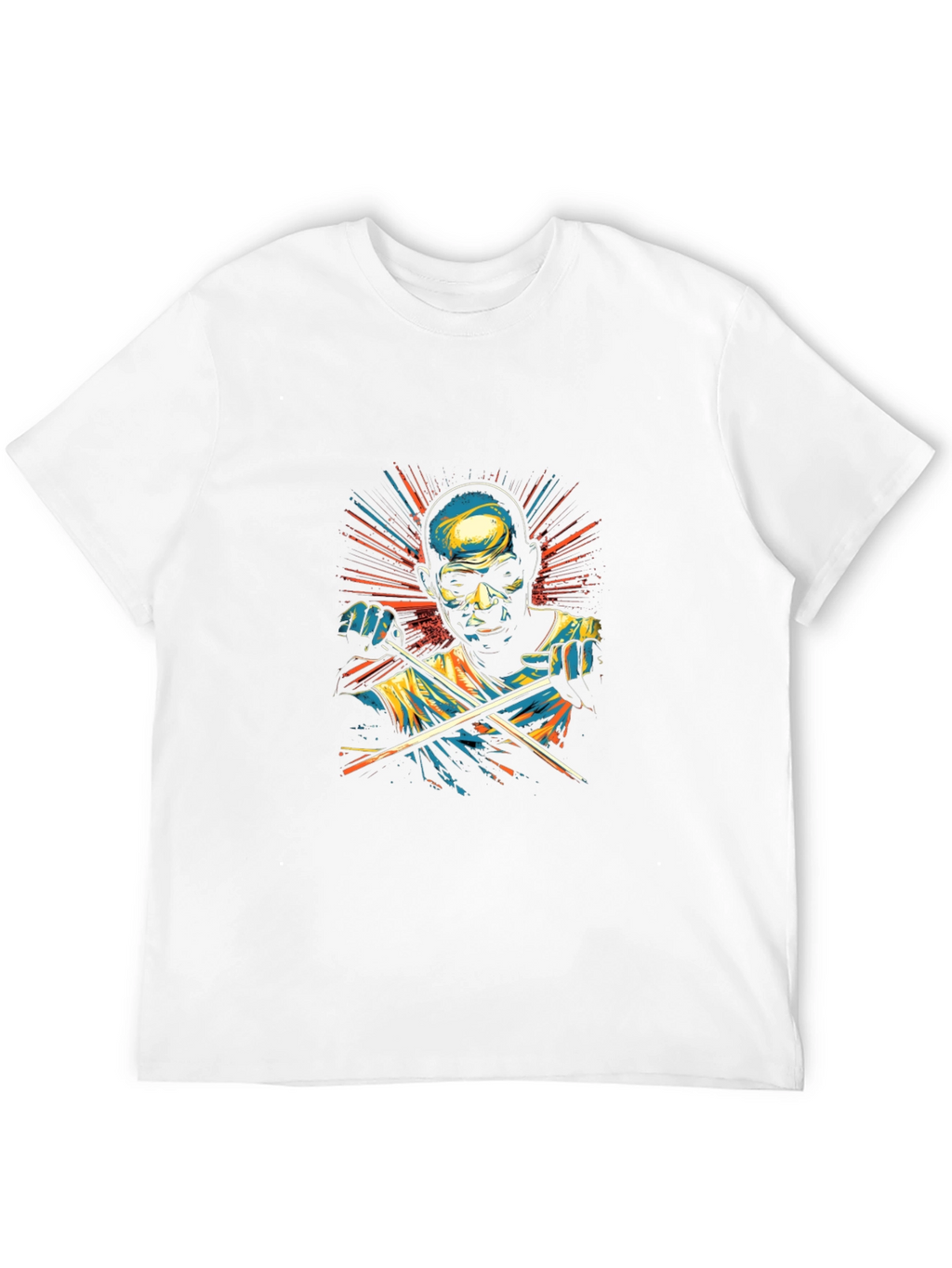 Drummer Graphic Tee - Stylish Musician T-Shirt