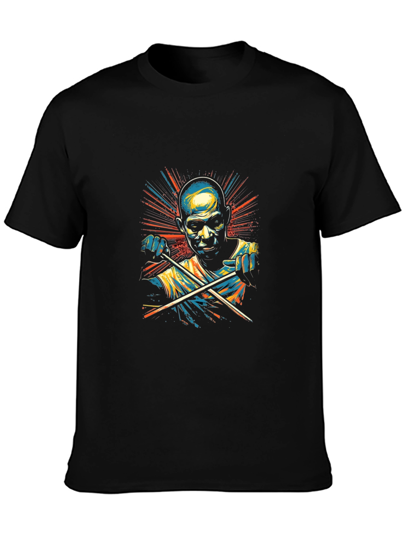 Drummer Graphic Tee - Stylish Musician T-Shirt