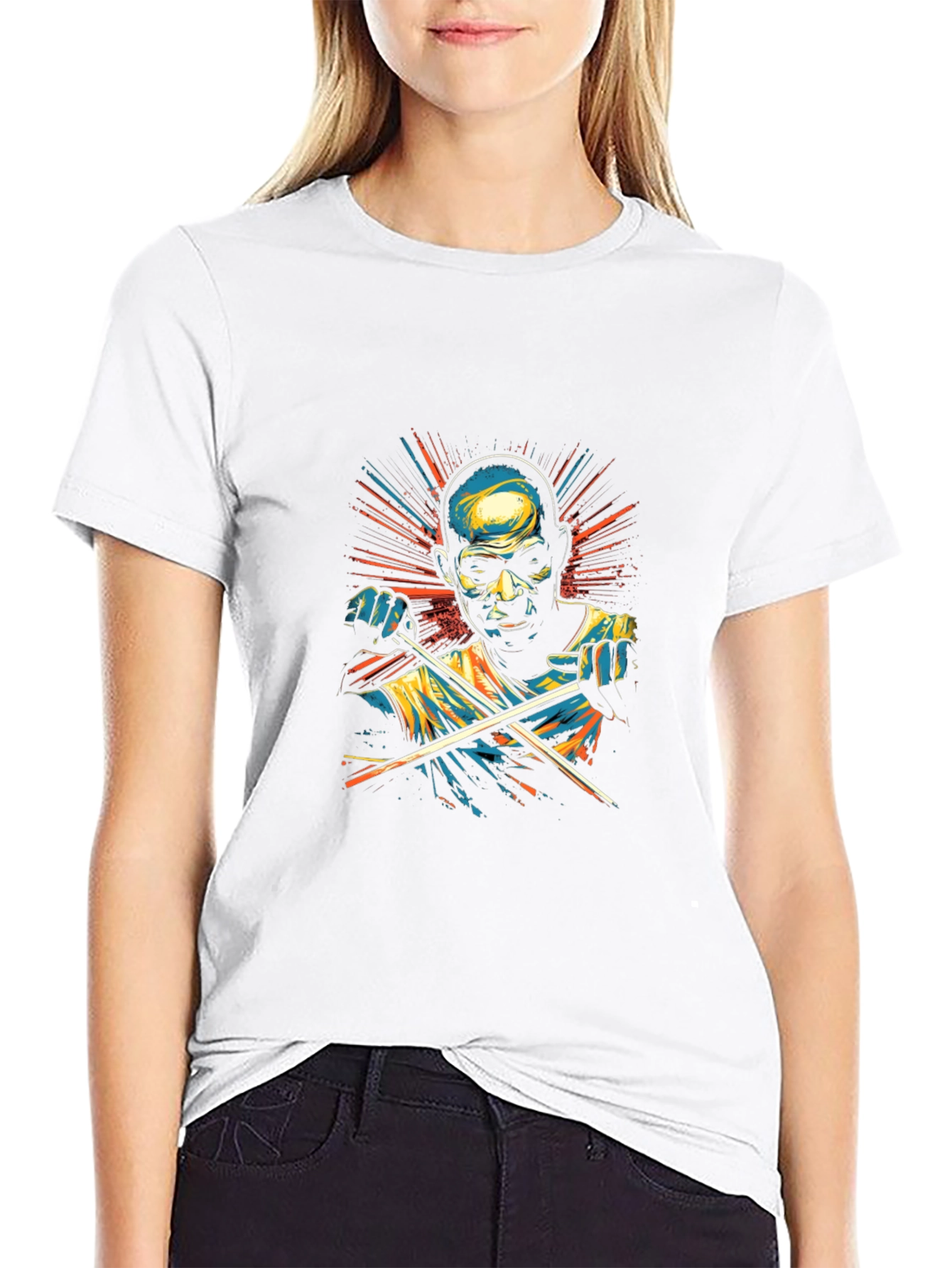Drummer Graphic Tee - Stylish Musician T-Shirt