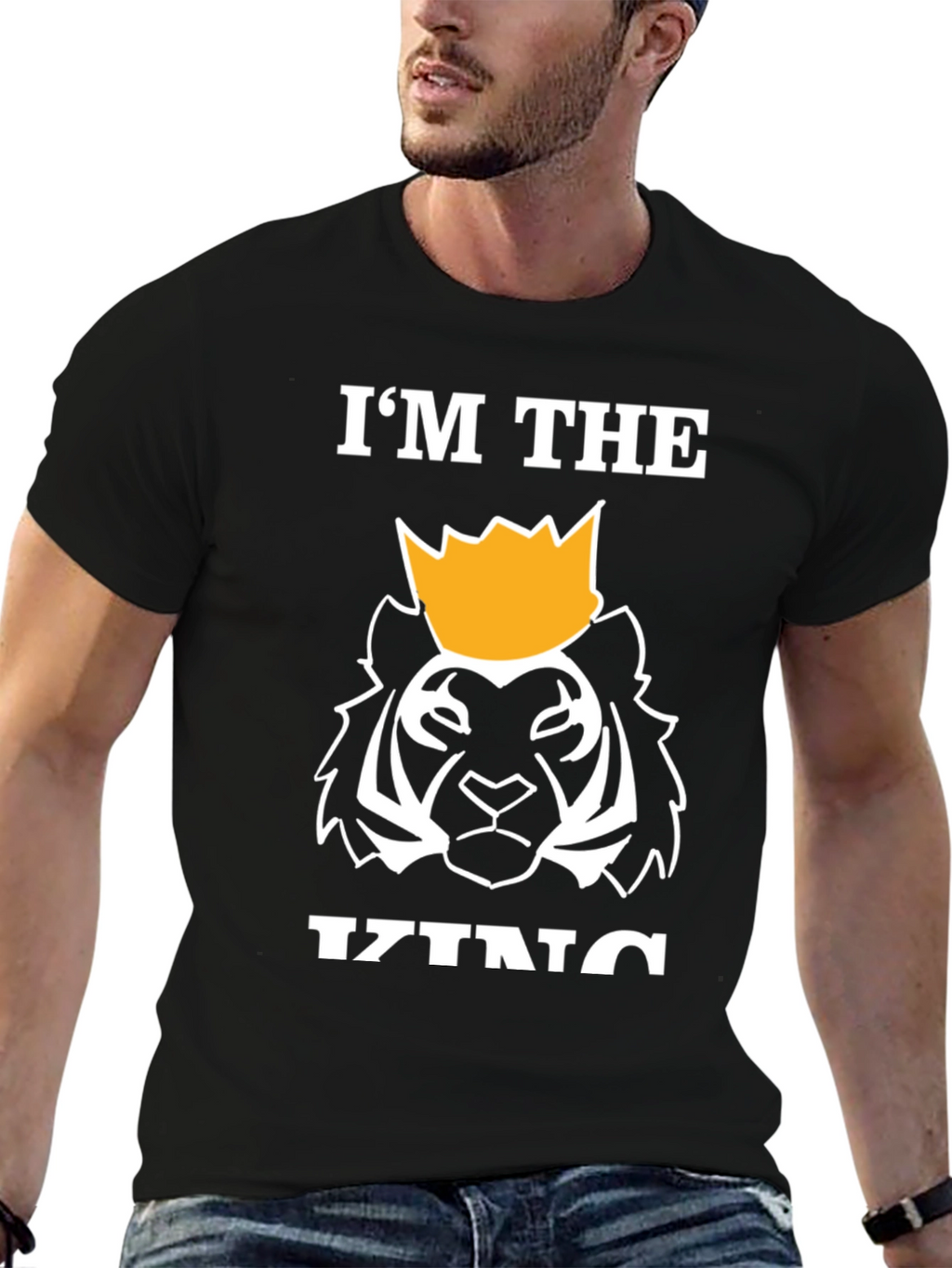 Im The King Lion Graphic T-Shirt