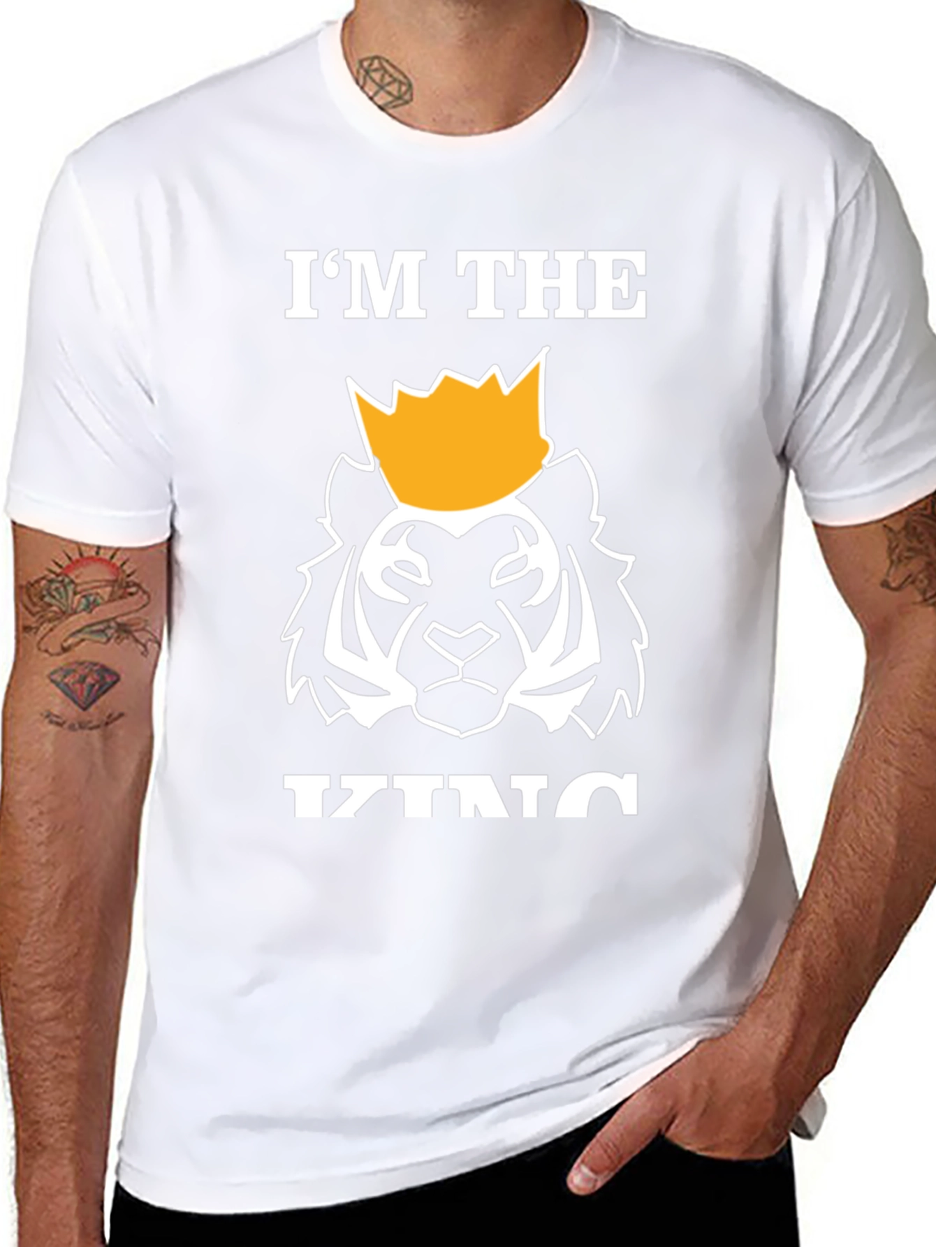 Im The King Lion Graphic T-Shirt