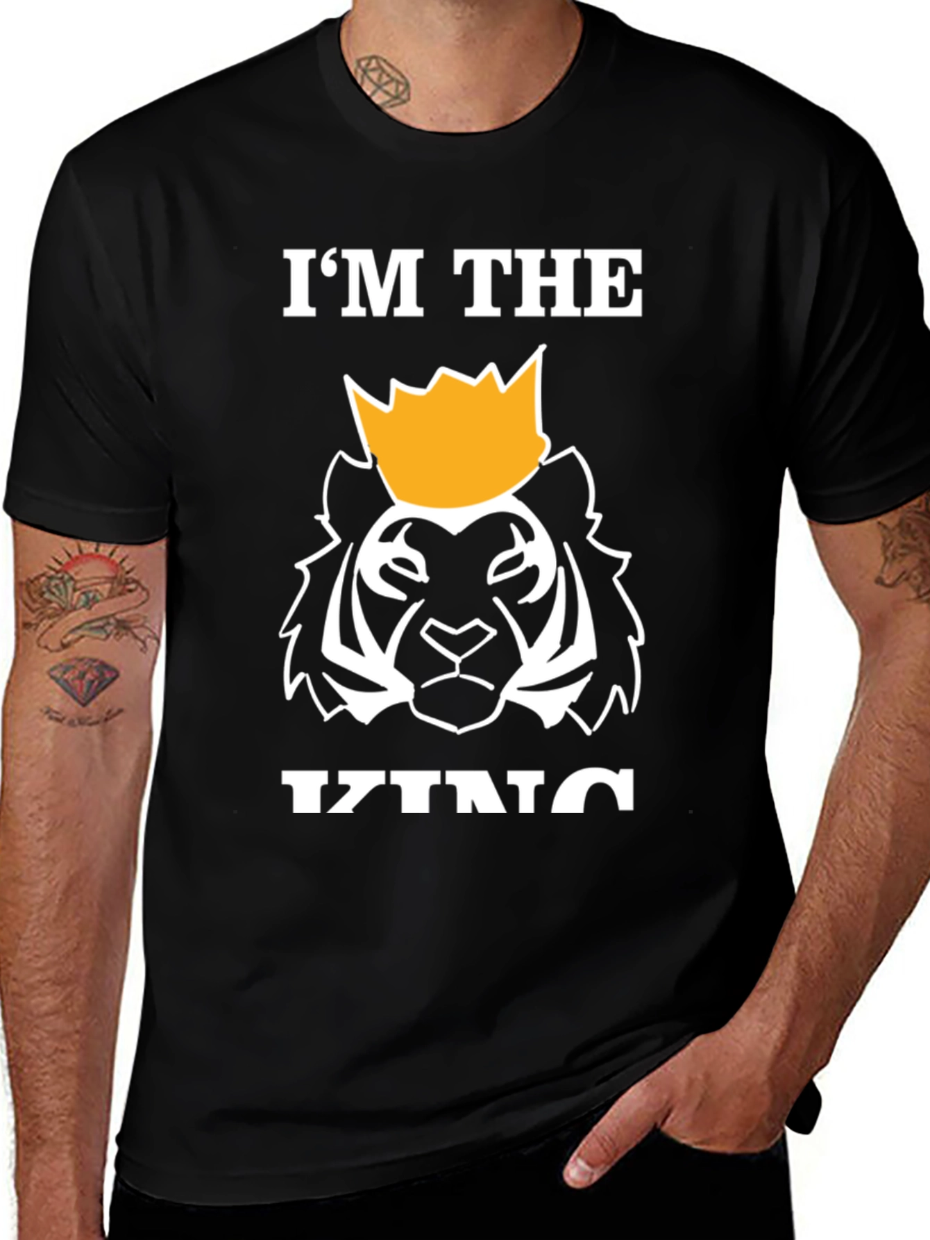 Im The King Lion Graphic T-Shirt