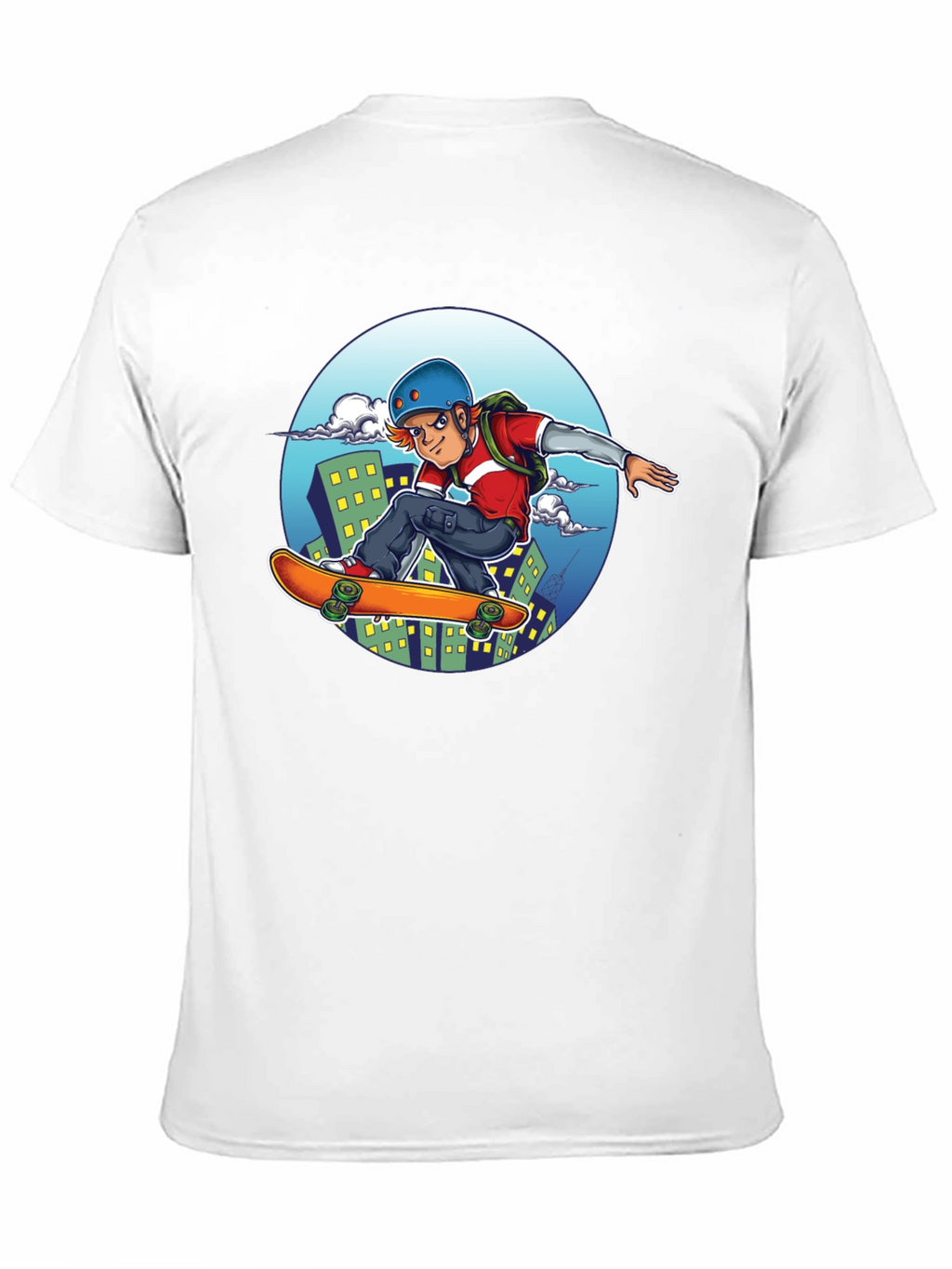 Skater Graphic T-Shirt - Black