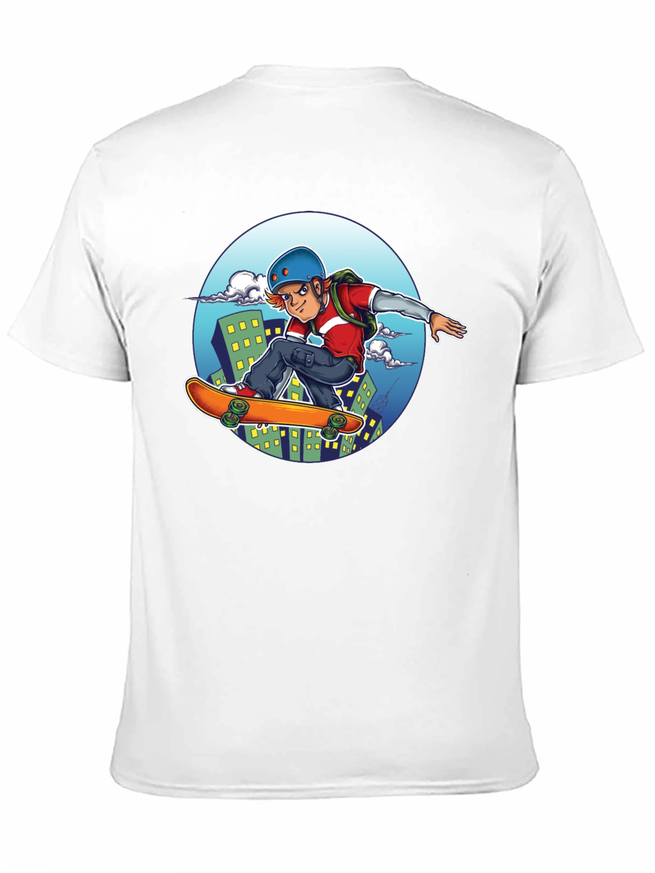 Skater Graphic T-Shirt - Black