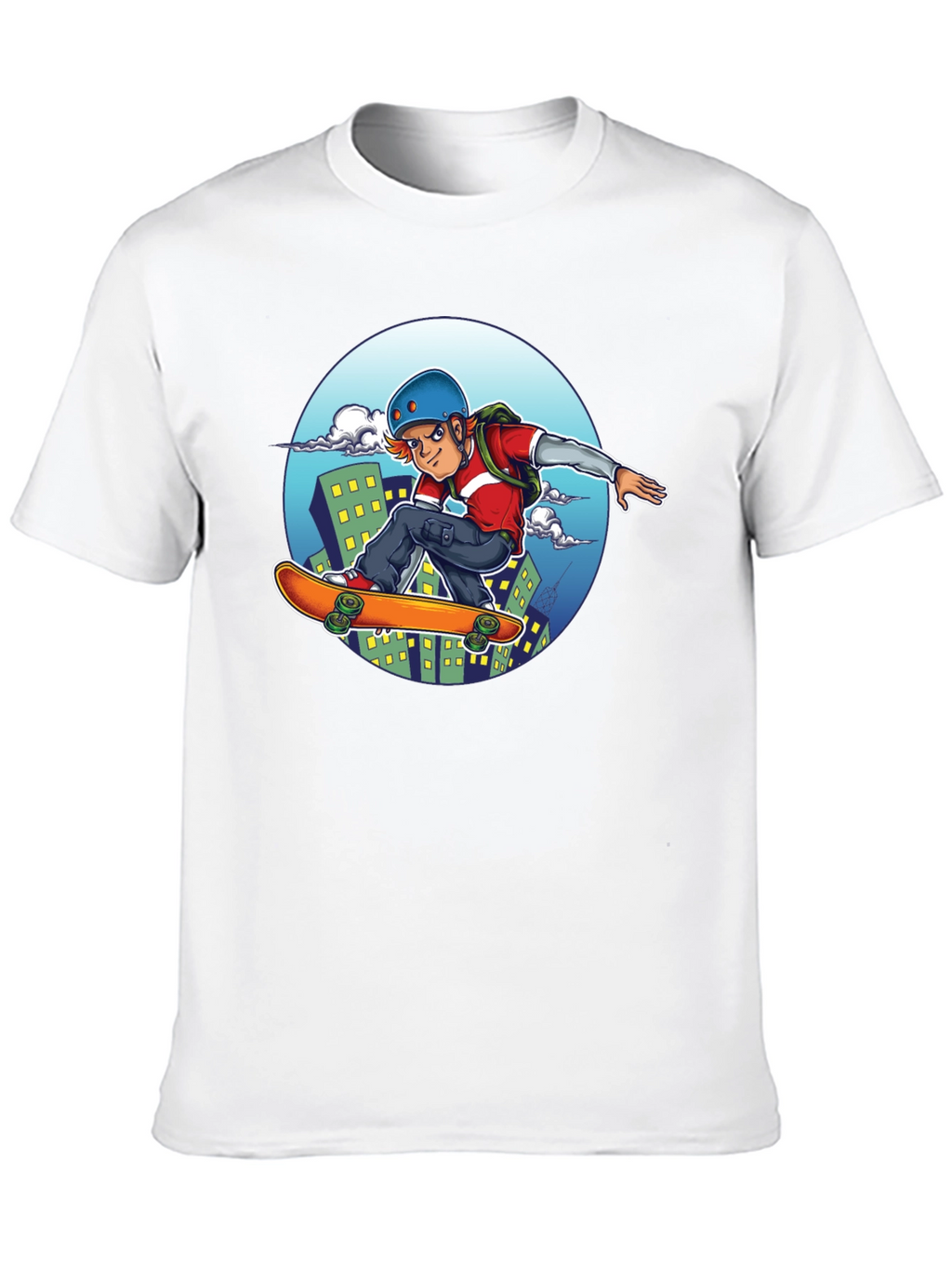 Skater Graphic T-Shirt - Black