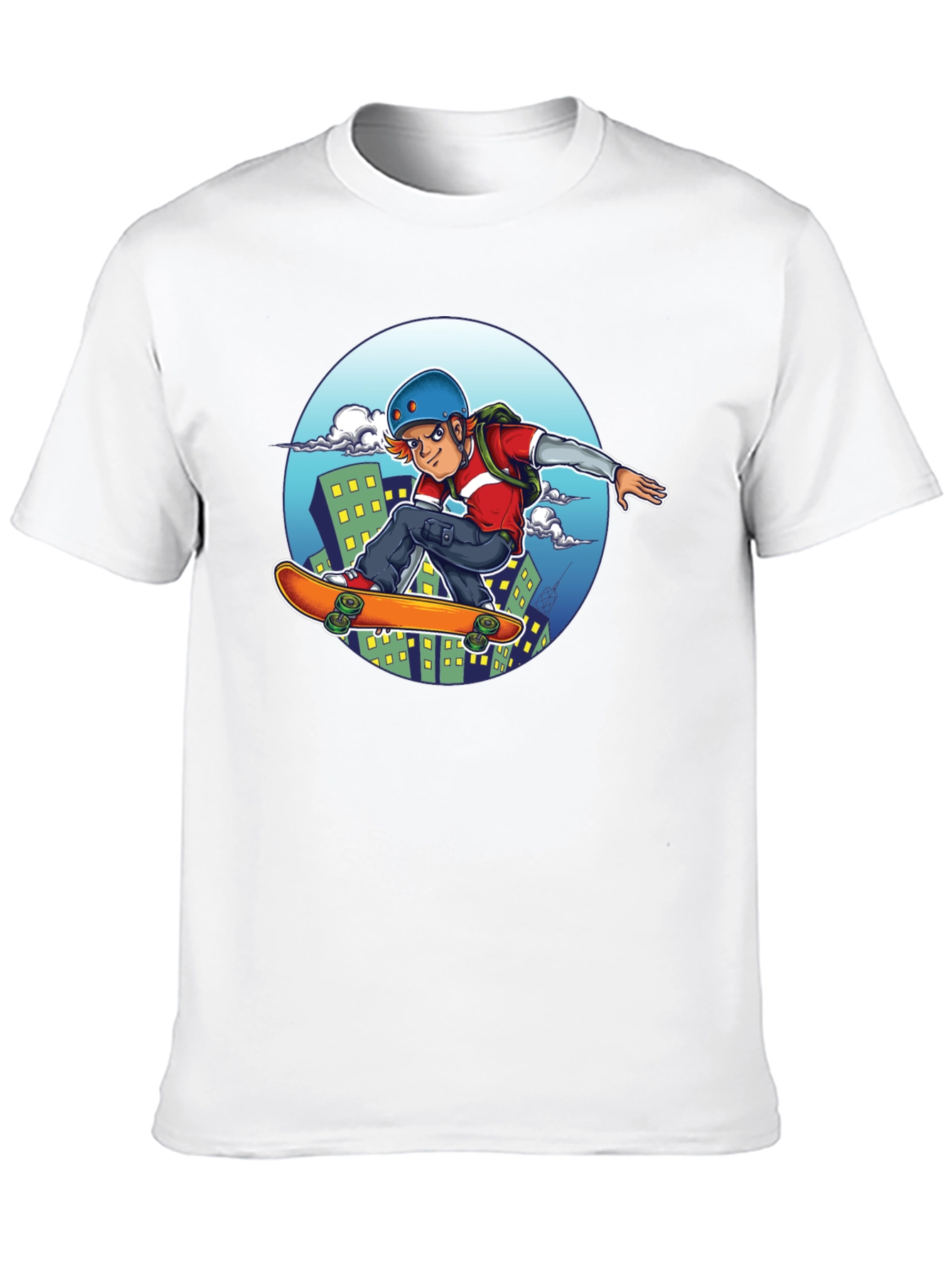 Skater Graphic T-Shirt - Black