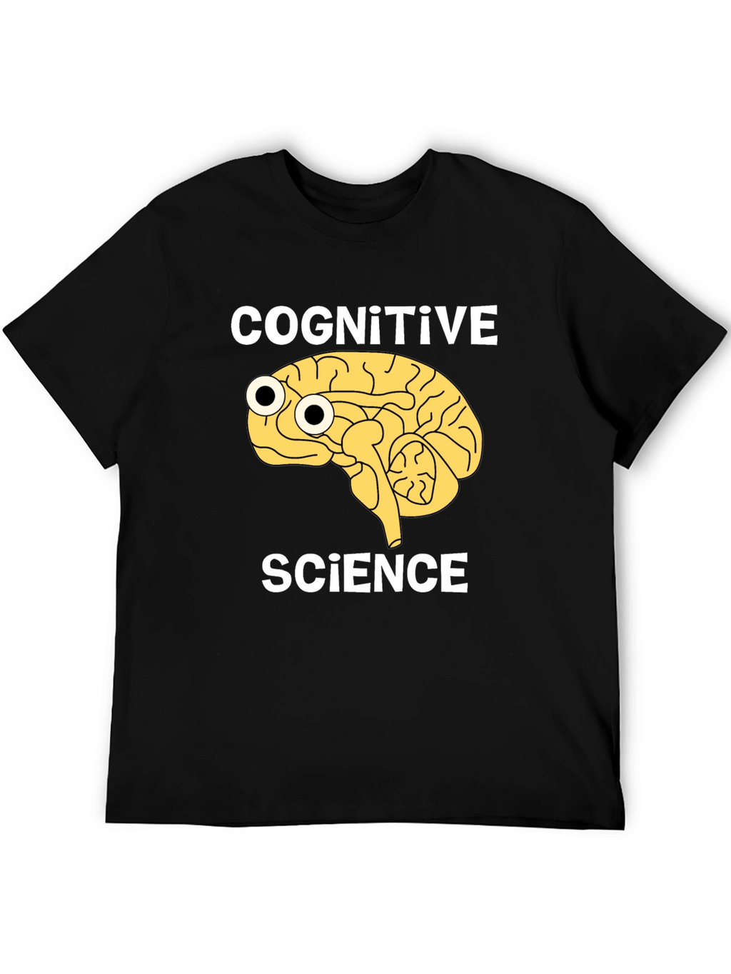 Cognitive Science Brain Graphic T-Shirt