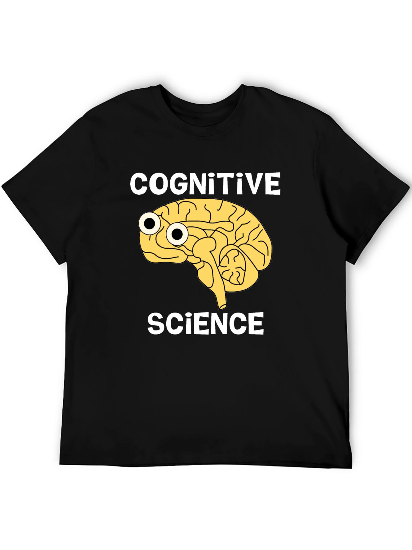 Cognitive Science Brain Graphic T-Shirt