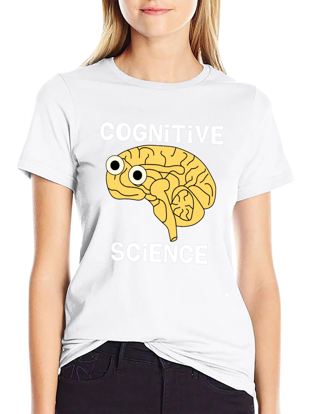 Cognitive Science Brain Graphic T-Shirt
