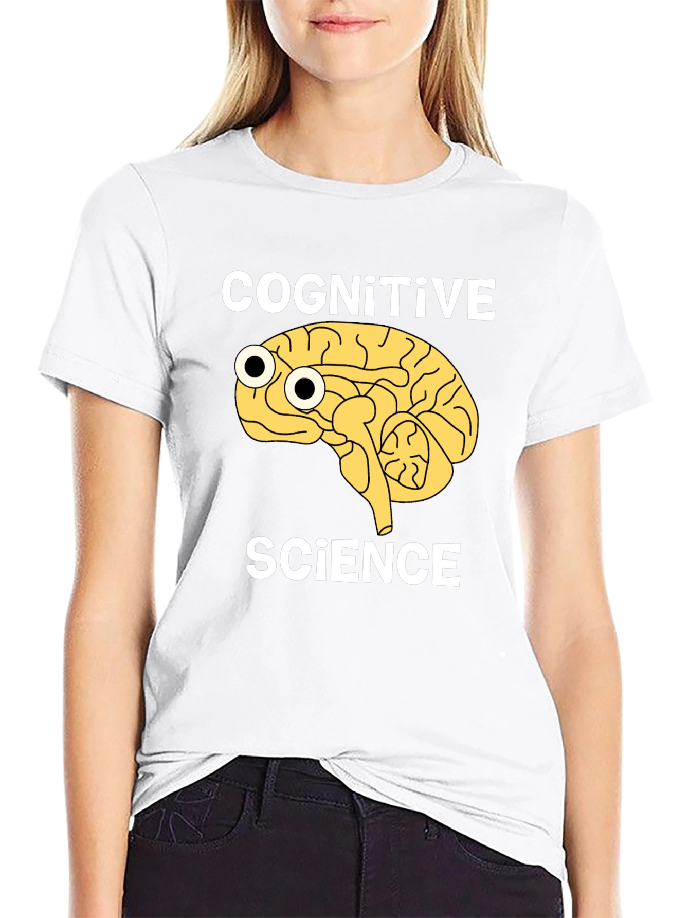 Cognitive Science Brain Graphic T-Shirt