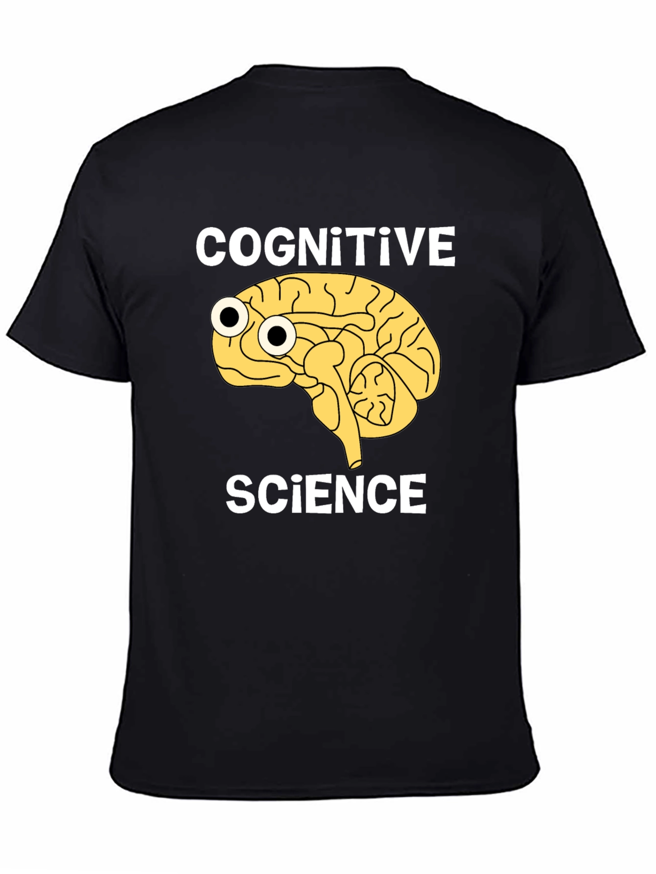 Cognitive Science Brain Graphic T-Shirt