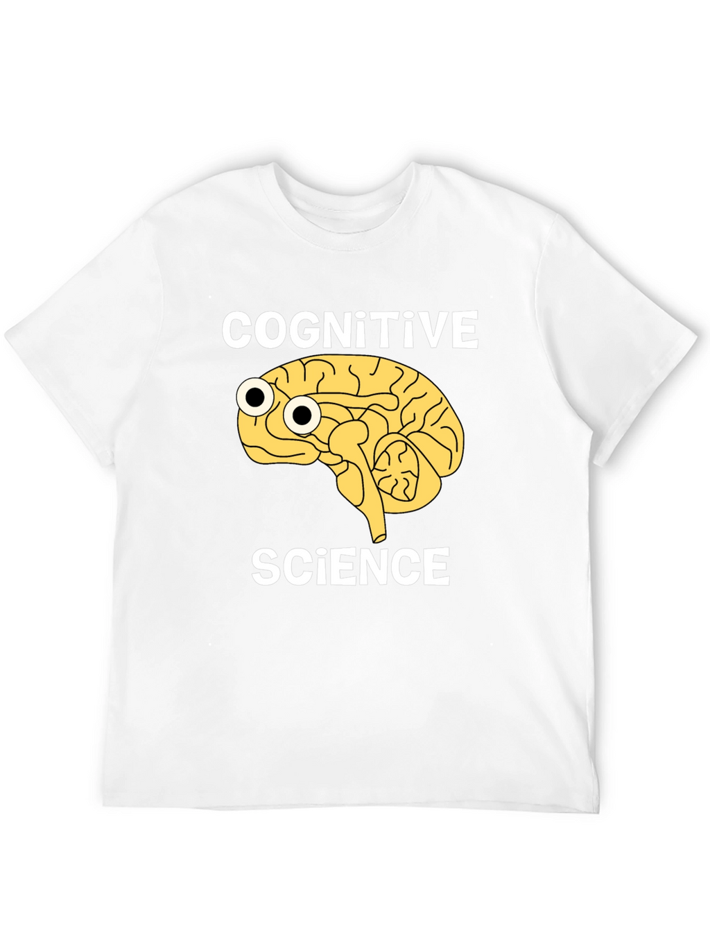 Cognitive Science Brain Graphic T-Shirt