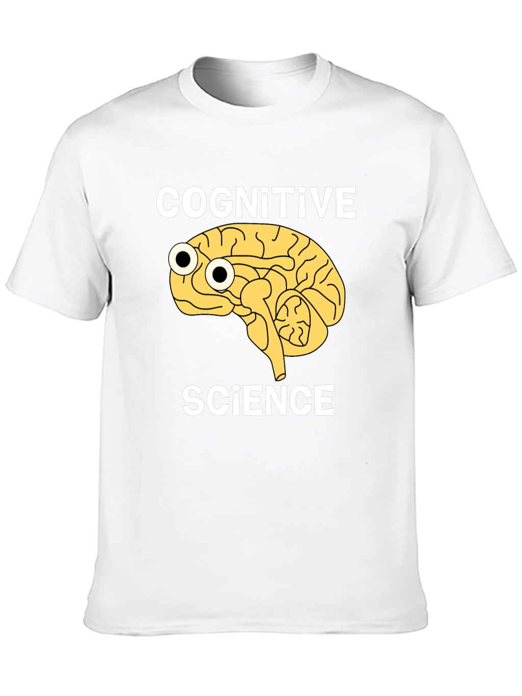 Cognitive Science Brain Graphic T-Shirt