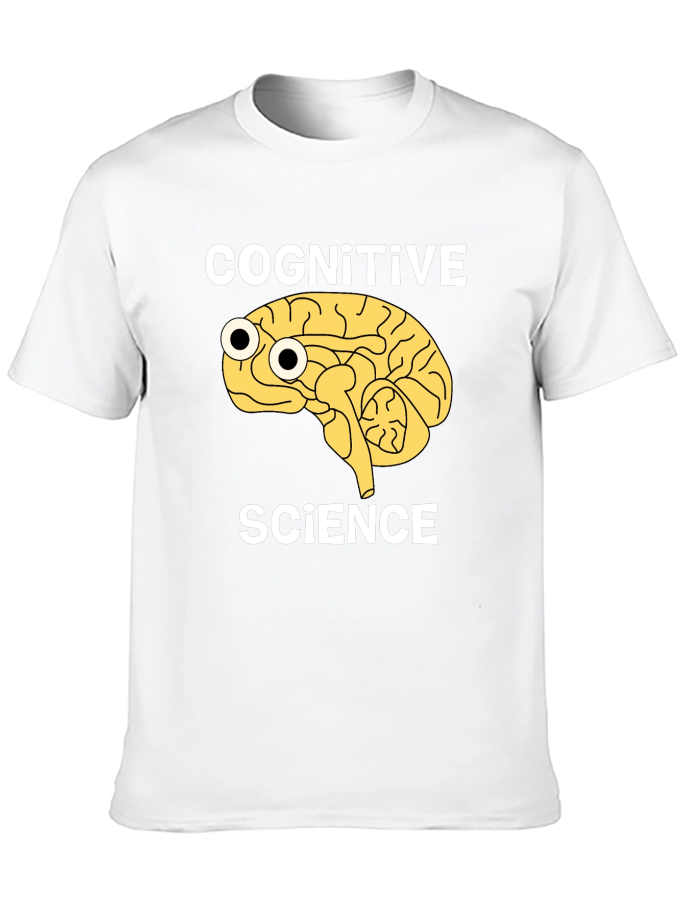 Cognitive Science Brain Graphic T-Shirt