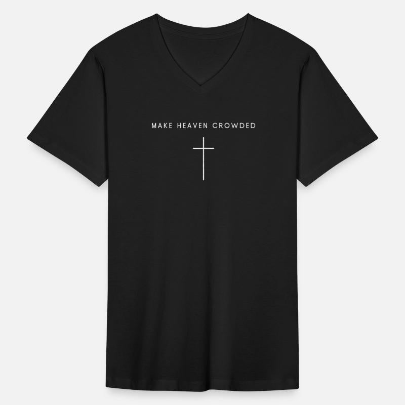 Make Heaven Crowded Cross Minimalist