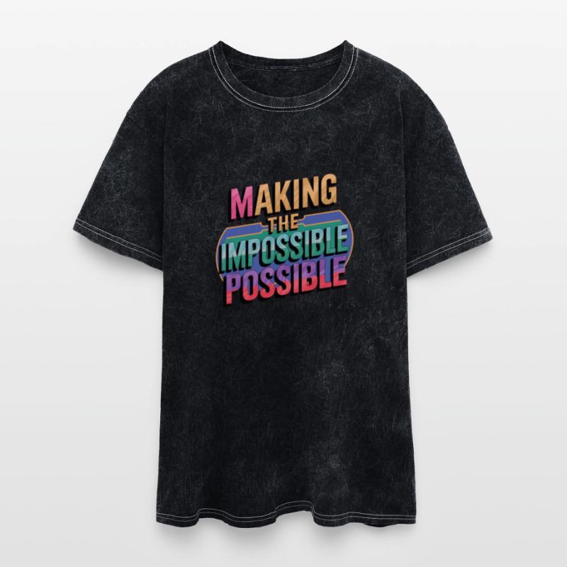 Making Impossible Possible - Retro Vintage Motivat