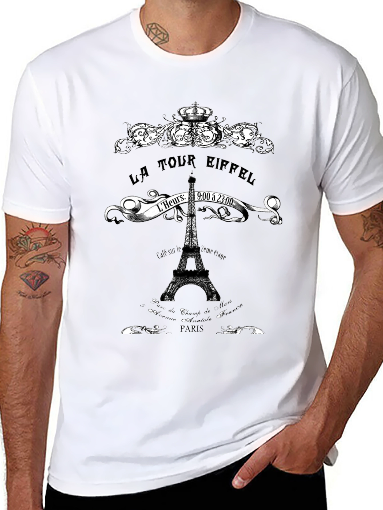 Paris Eiffel Tower Graphic T-Shirt