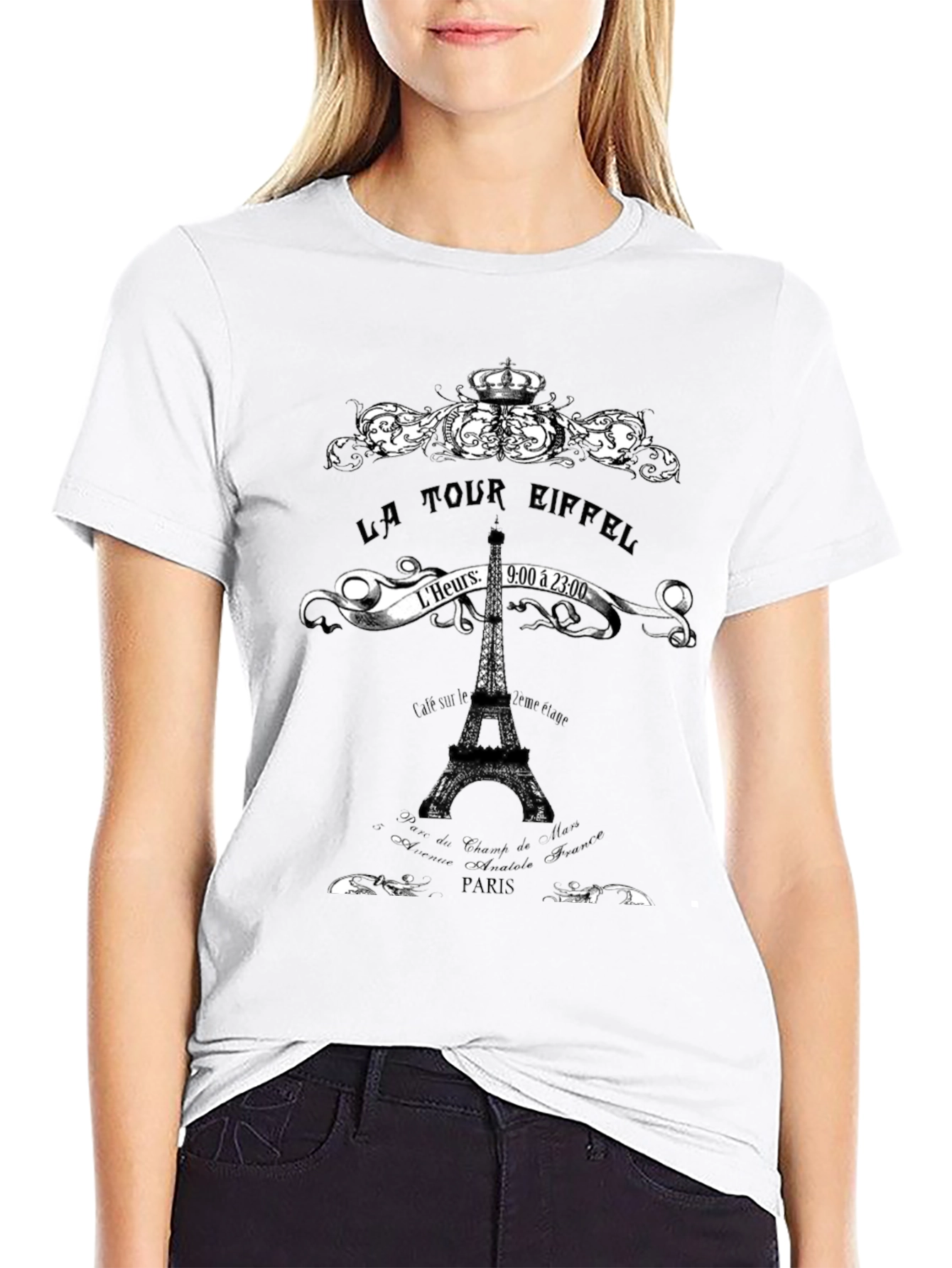 Paris Eiffel Tower Graphic T-Shirt