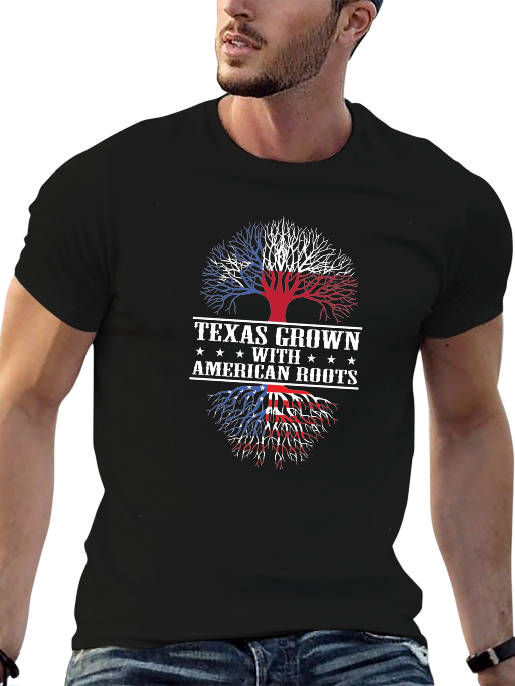 Texas Grown American Roots Graphic Tee