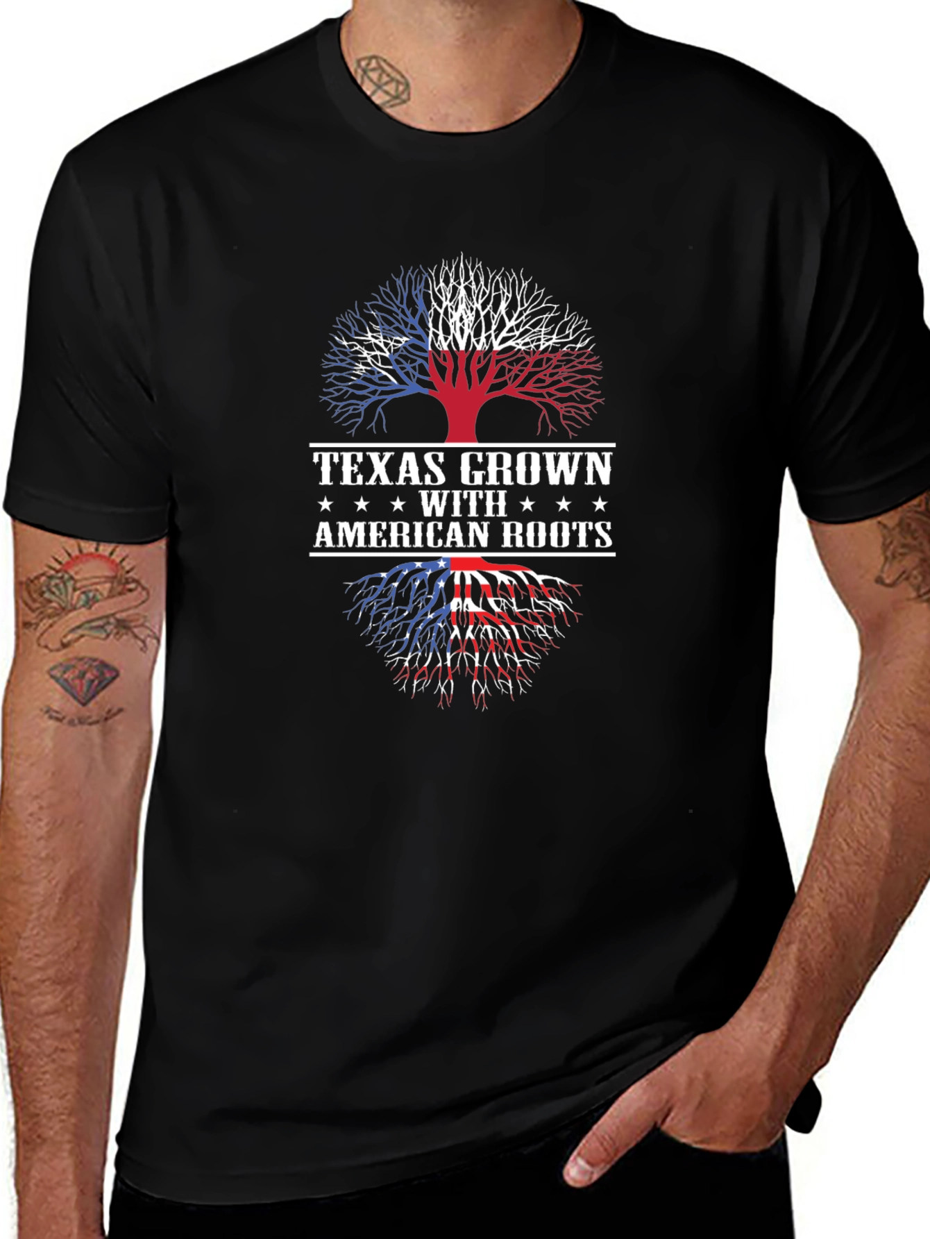 Texas Grown American Roots Graphic Tee