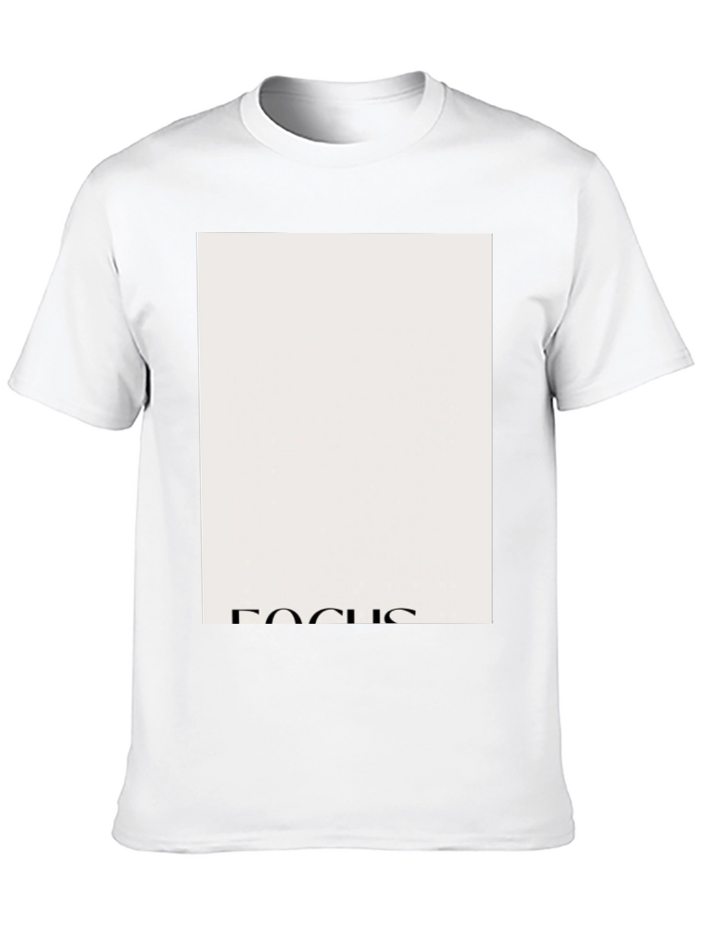 Focus Graphic Tee - Classic Style Black T-Shirt