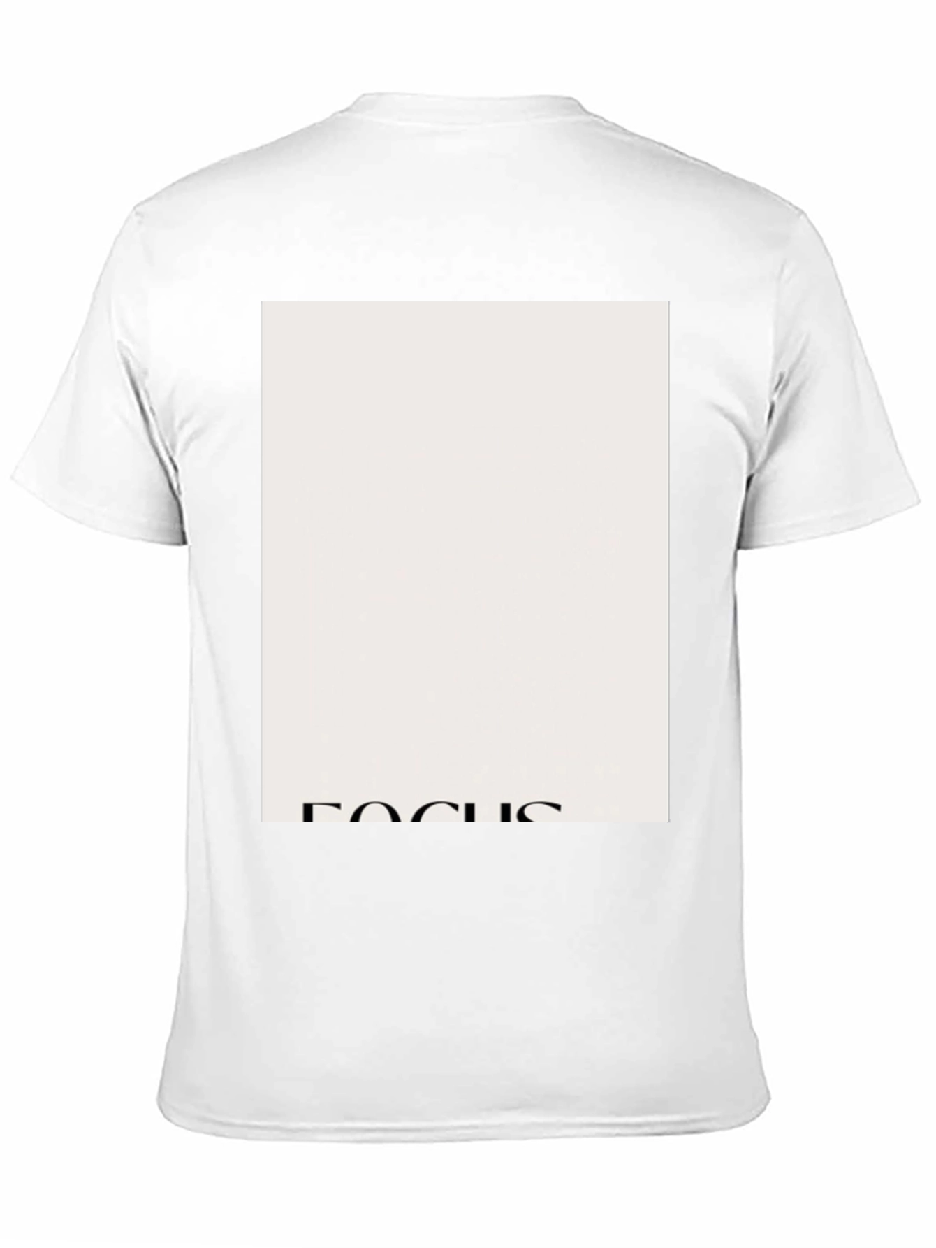 Focus Graphic Tee - Classic Style Black T-Shirt