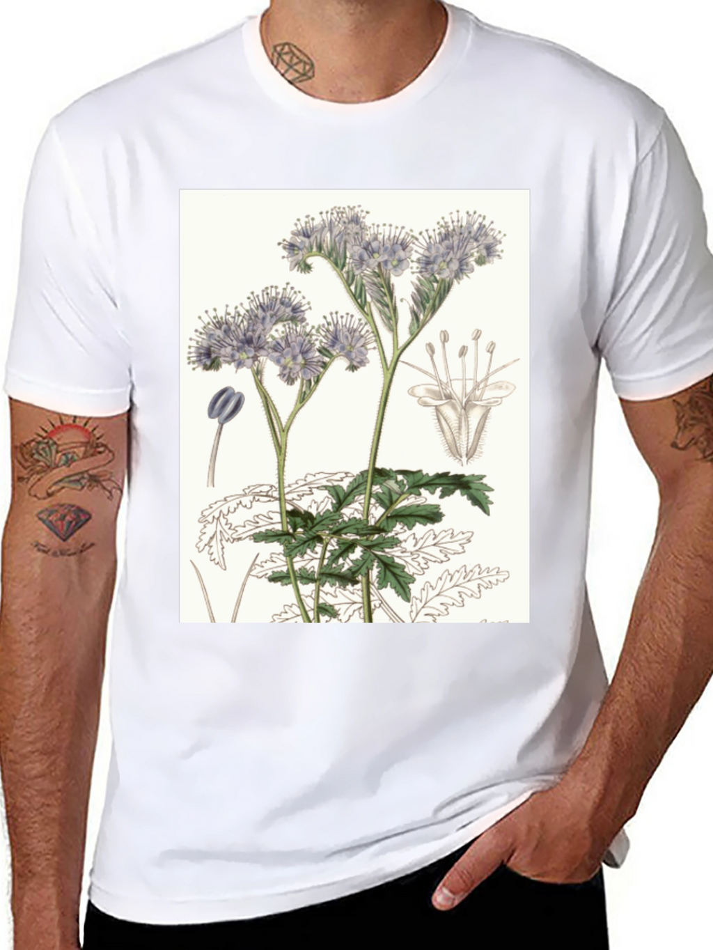 Botanical Flower T-Shirt