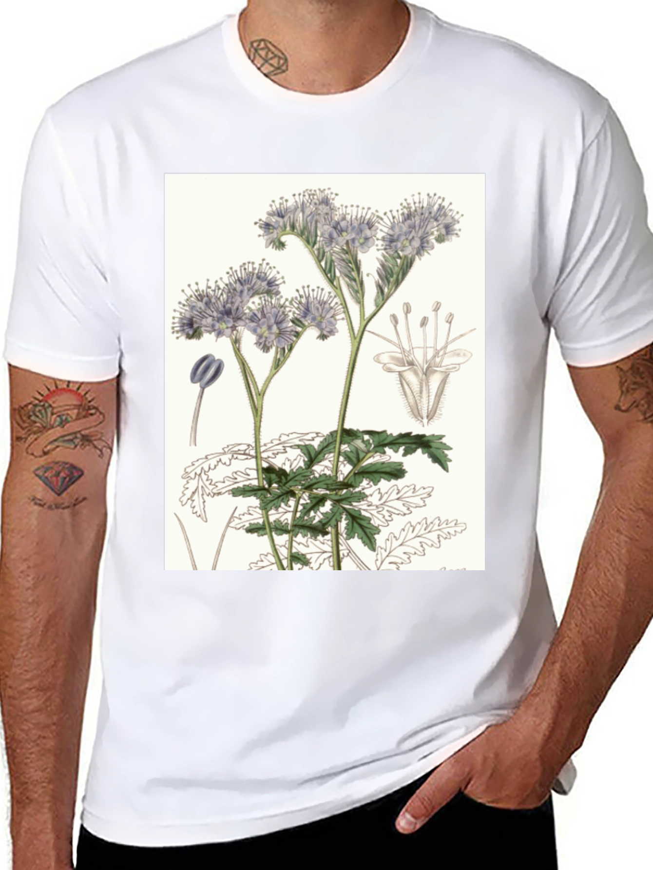 Botanical Flower T-Shirt