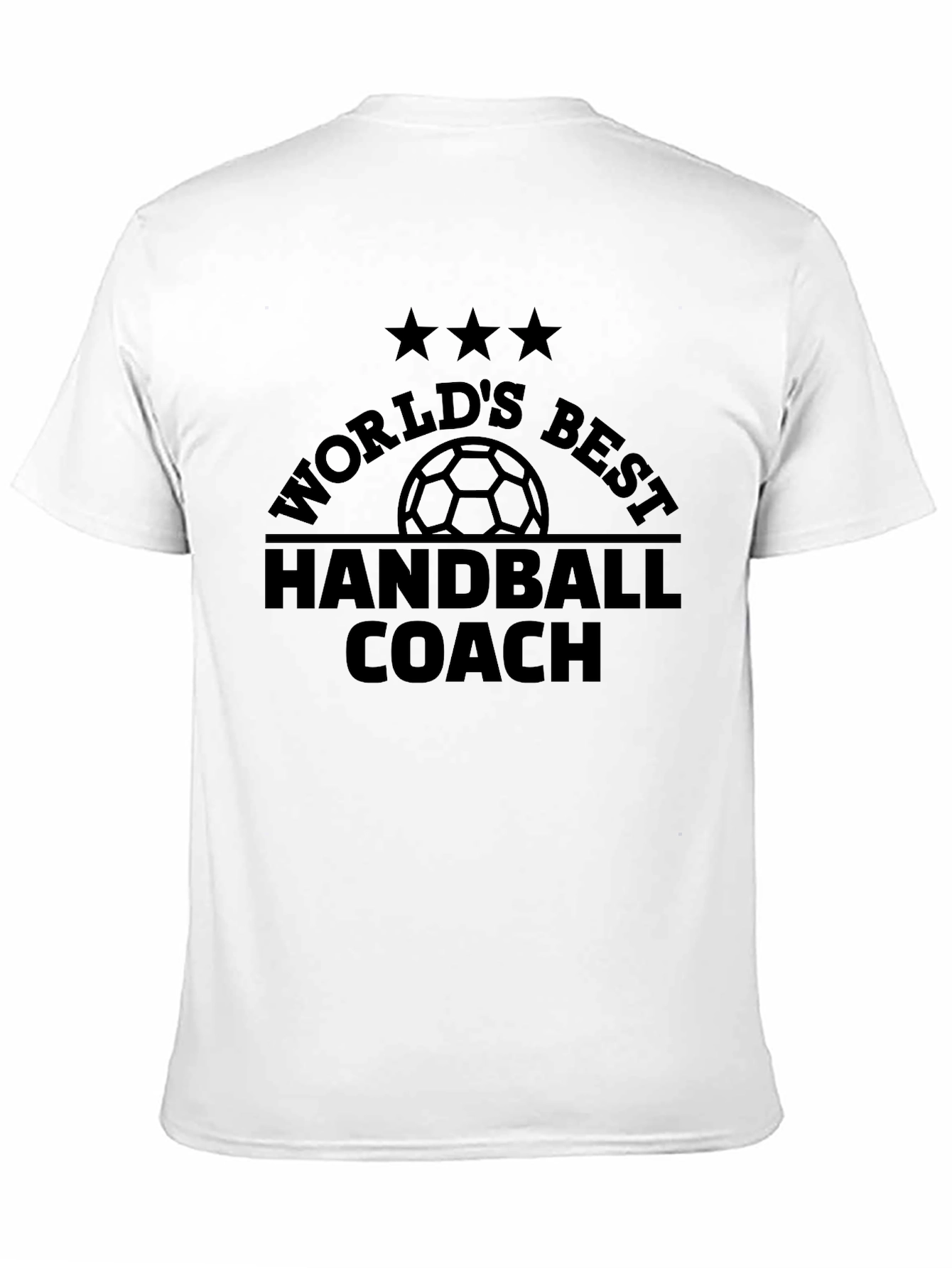 Worlds Best Handball Coach Black T-Shirt