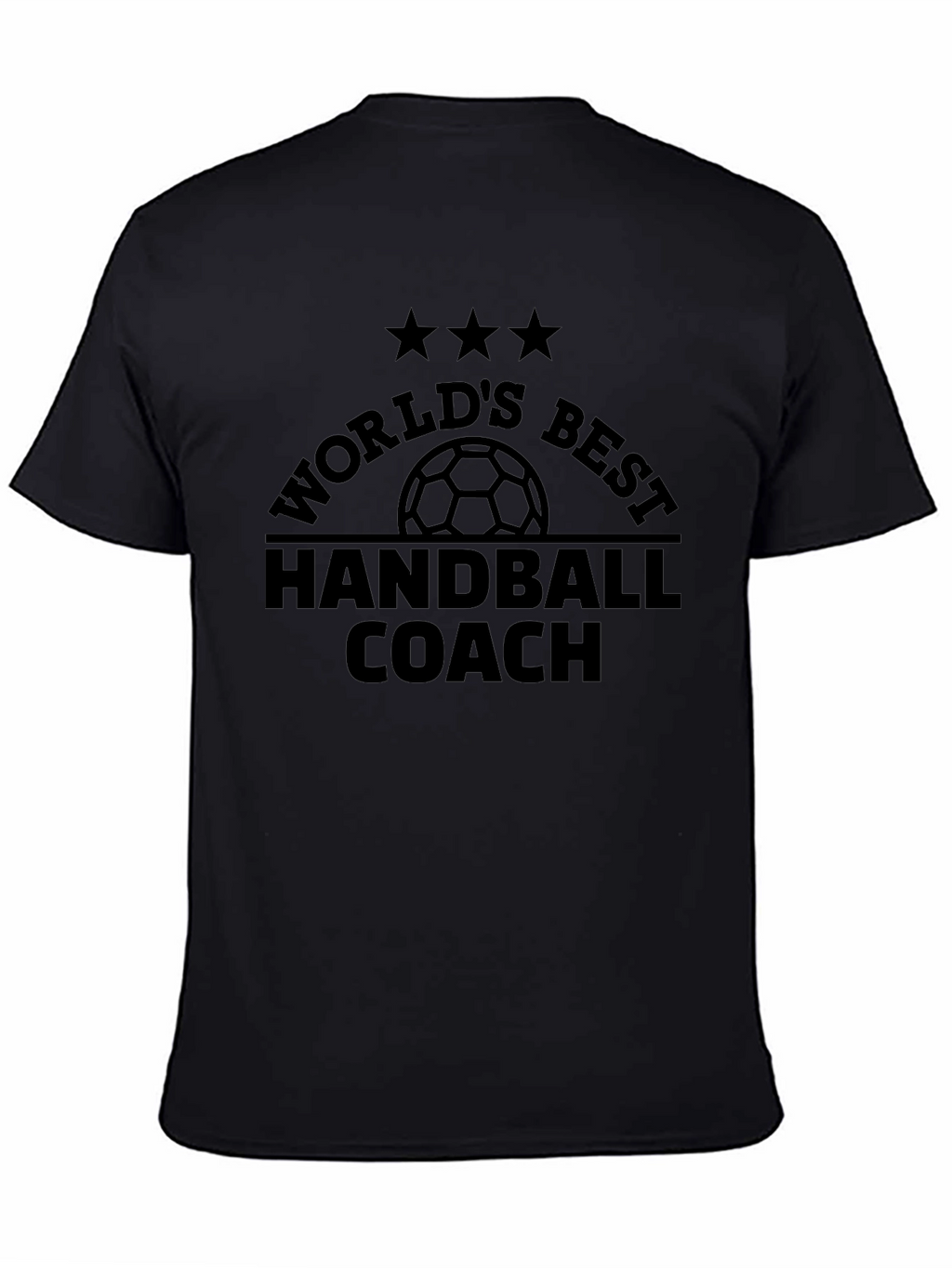 Worlds Best Handball Coach Black T-Shirt