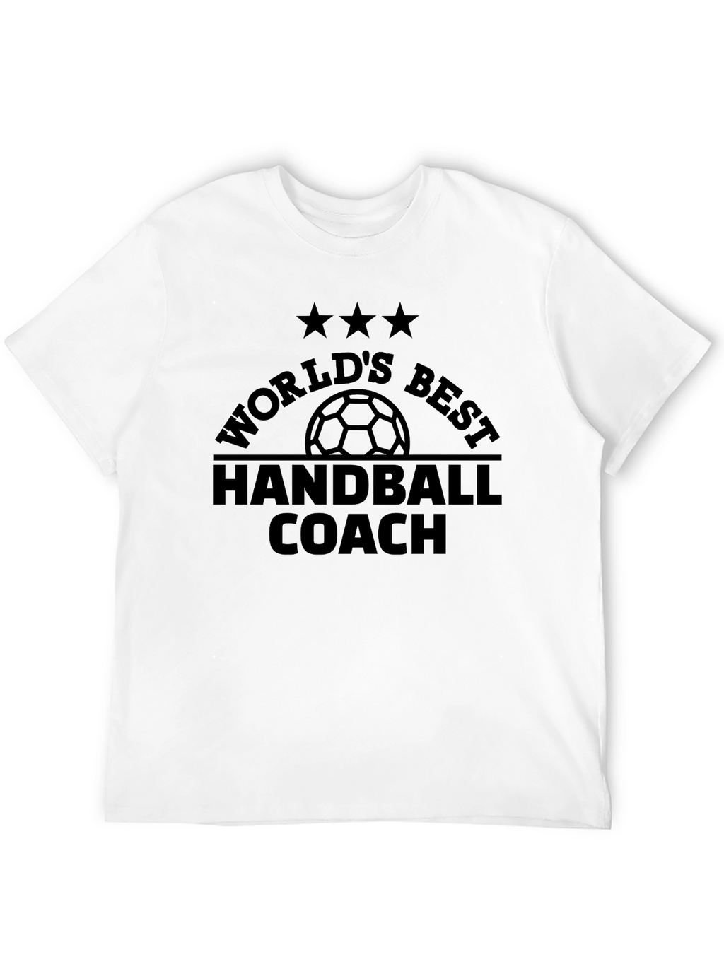 Worlds Best Handball Coach Black T-Shirt